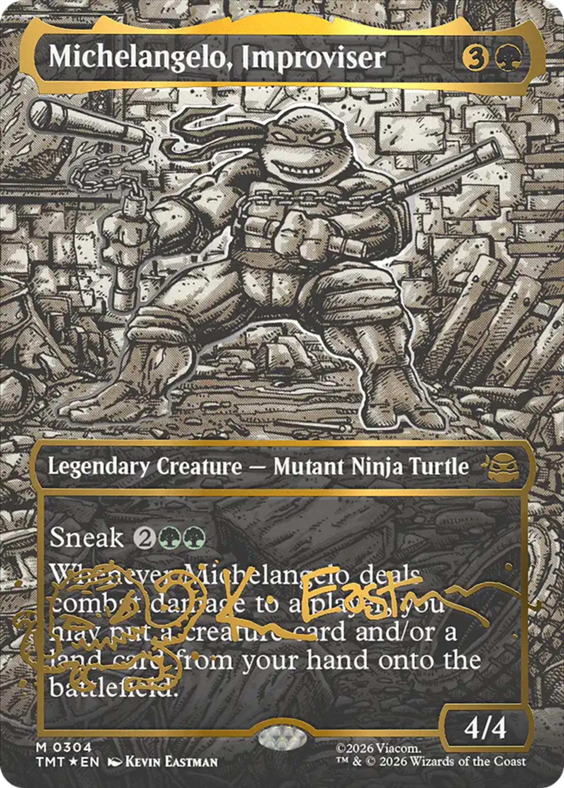 Michelangelo, improvisateur — Teenage Mutant Ninja Turtles — Magic: The Gathering