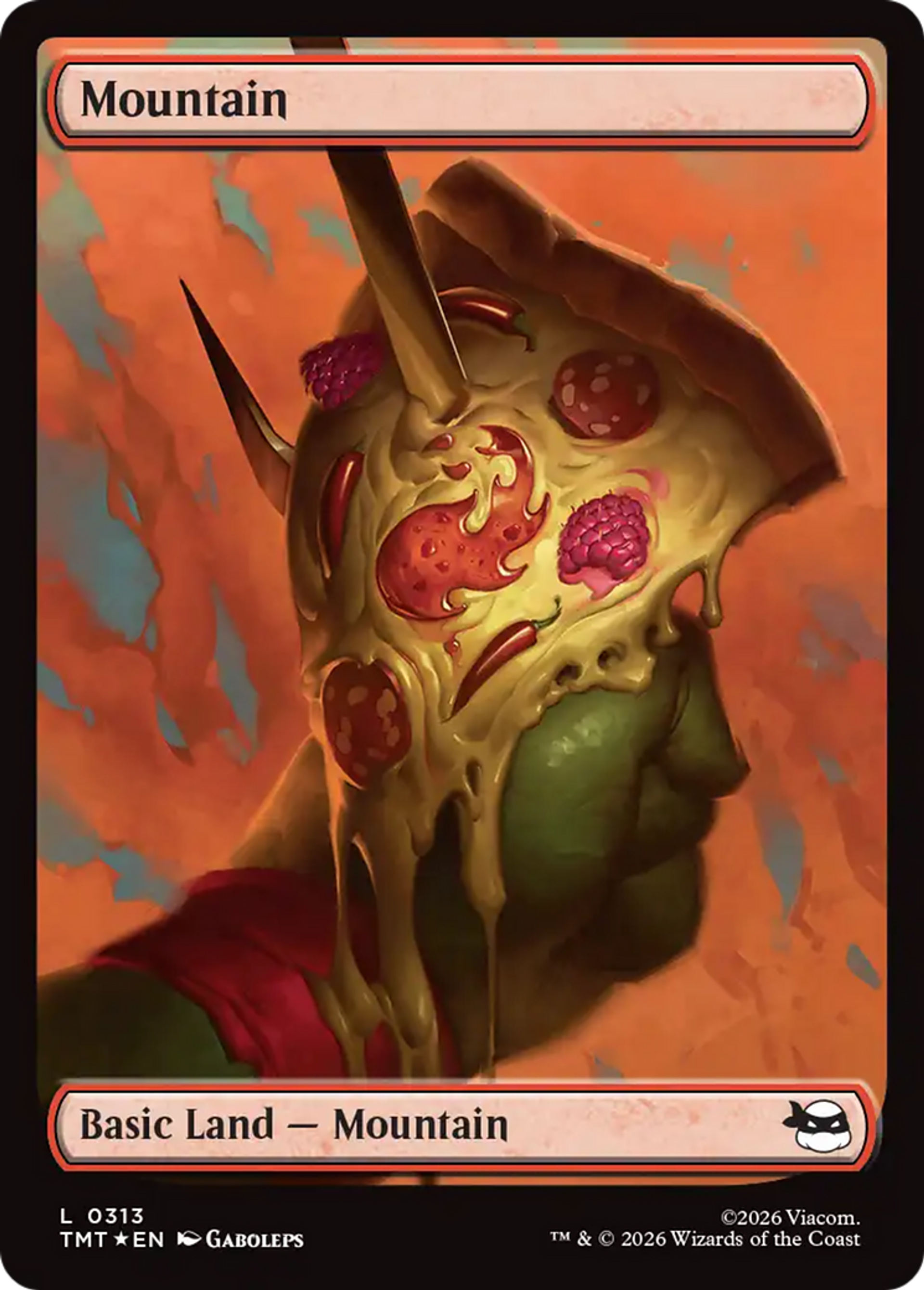 Montagne — Teenage Mutant Ninja Turtles — Magic: The Gathering