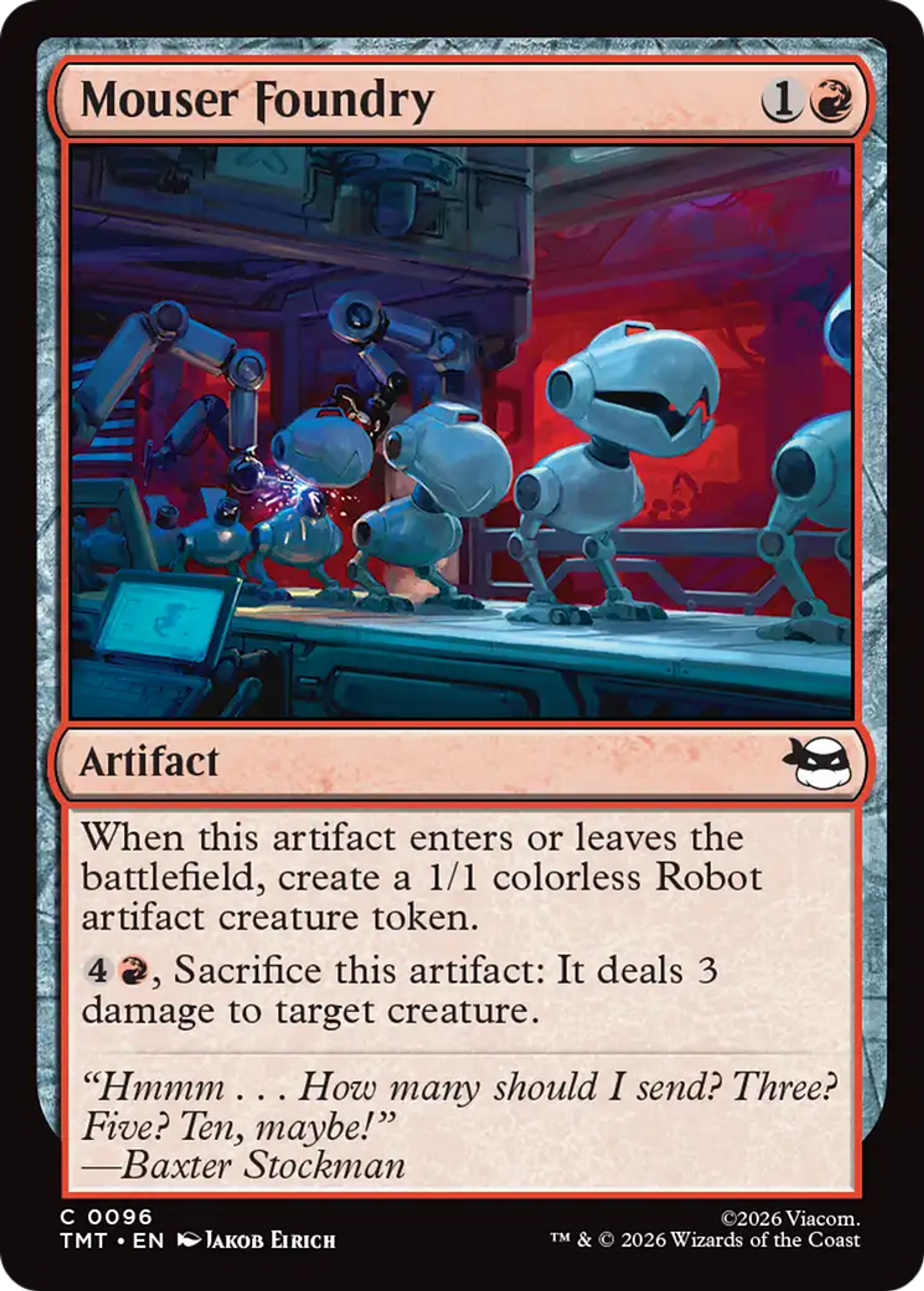 Mouser Foundry — Teenage Mutant Ninja Turtles — Magic: The Gathering