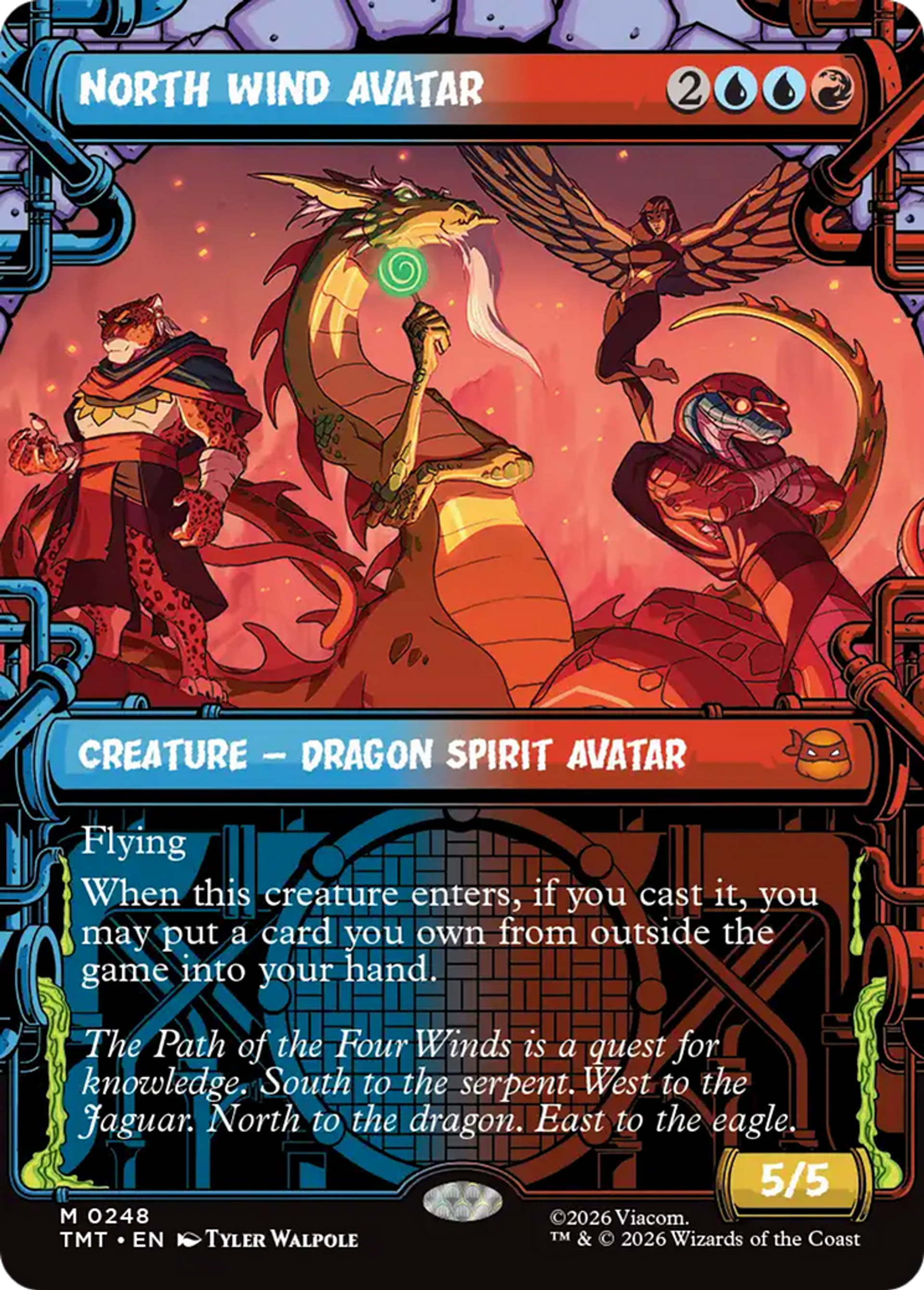 Avatar du Vent du nord — Teenage Mutant Ninja Turtles — Magic: The Gathering