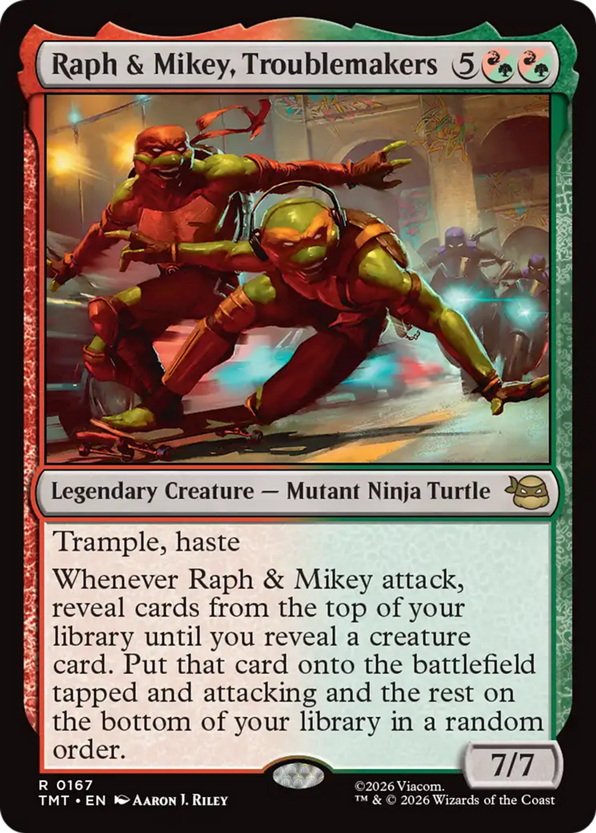 Raph & Mikey, Troublemakers — Teenage Mutant Ninja Turtles — Magic: The Gathering