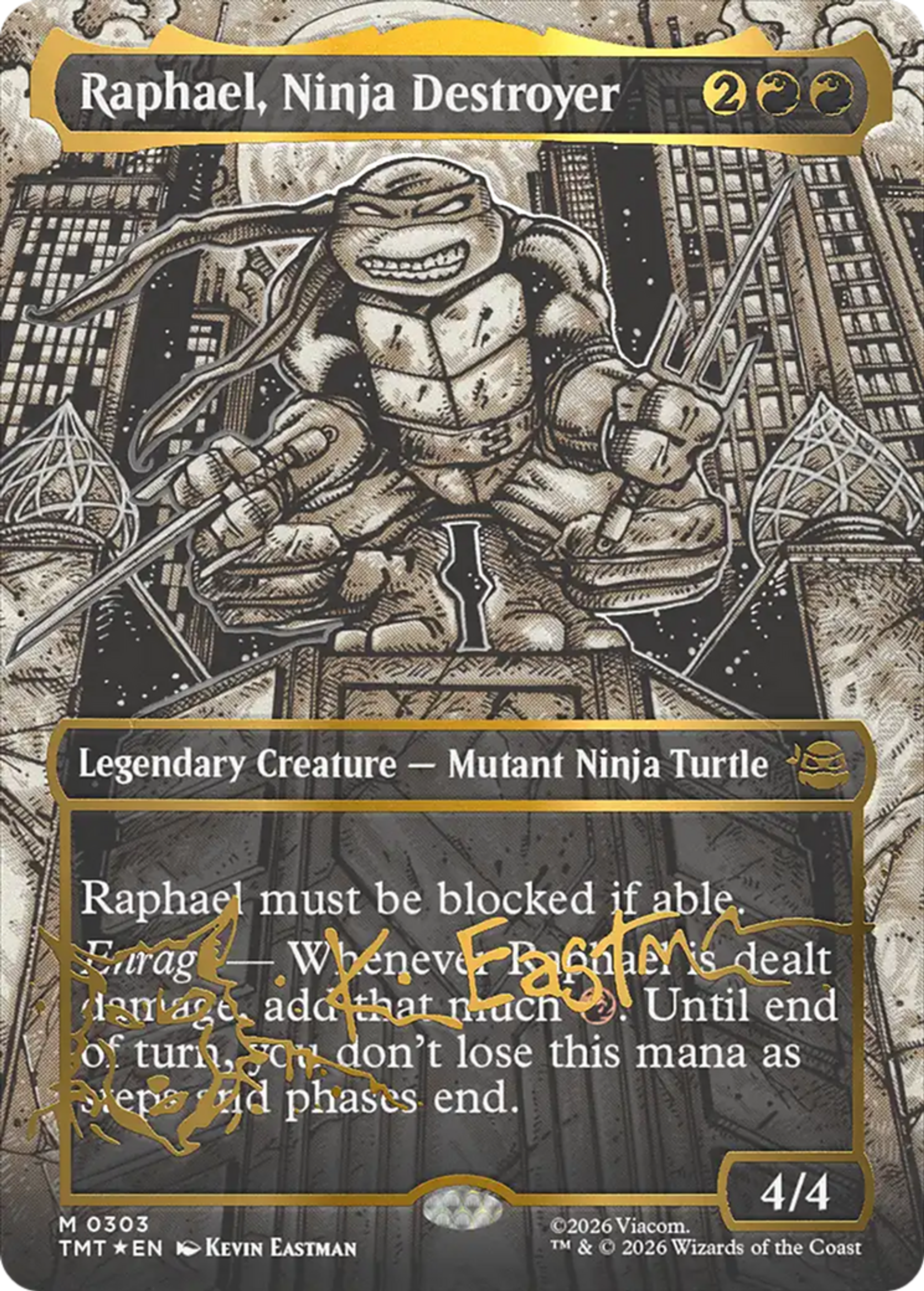 Raphael, destructeur ninja — Teenage Mutant Ninja Turtles — Magic: The Gathering