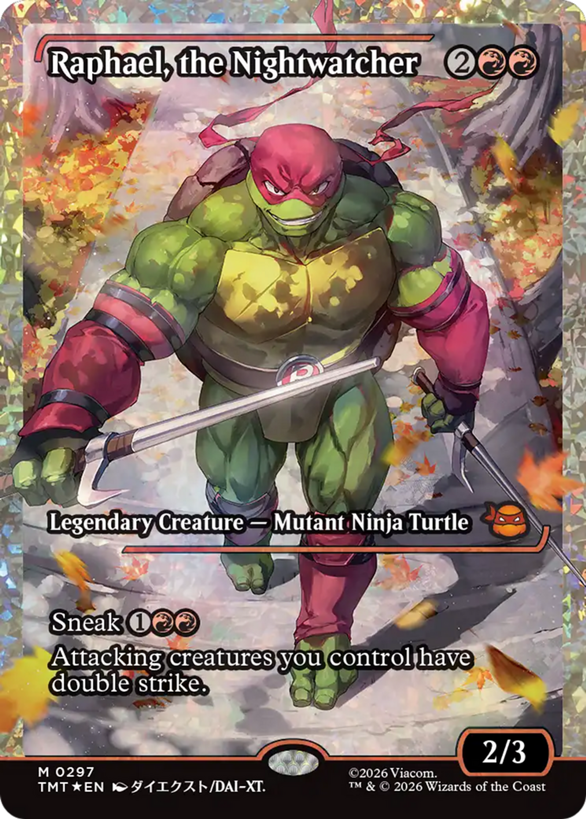 Raphael, la sentinelle — Teenage Mutant Ninja Turtles — Magic: The Gathering