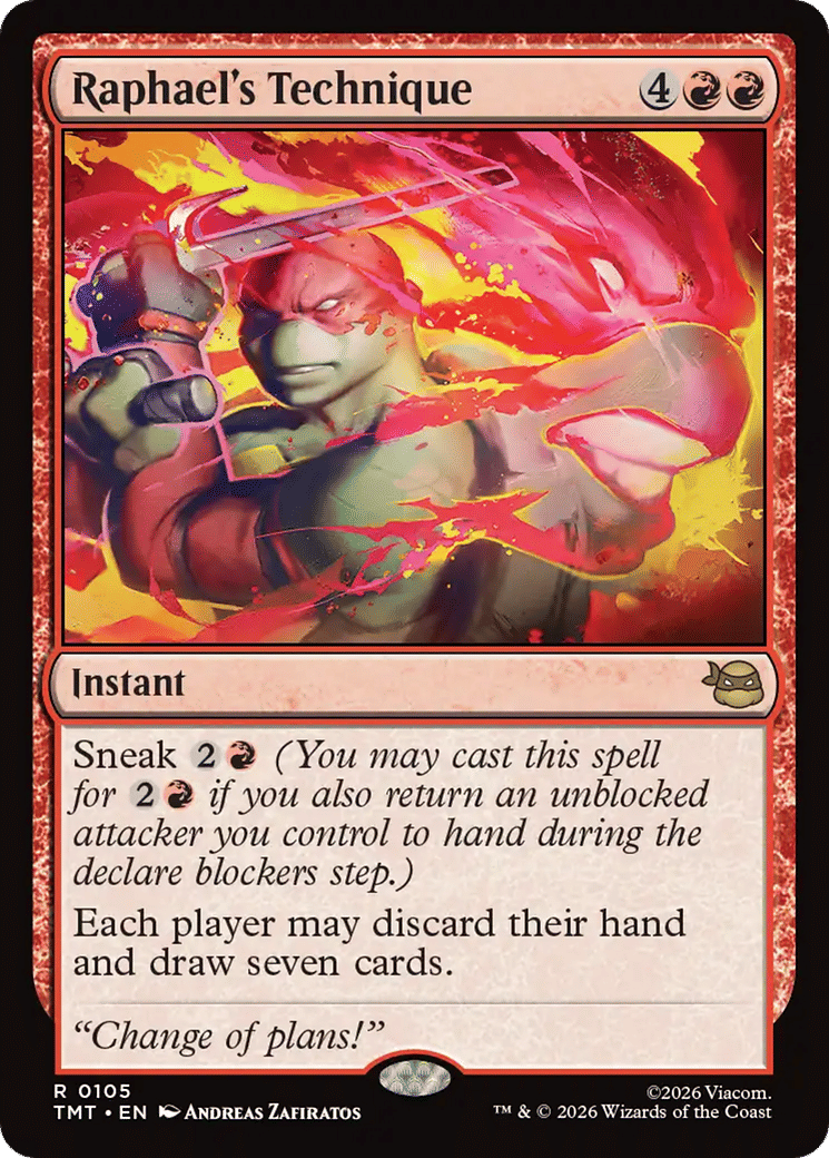 Raphael's Technique — Teenage Mutant Ninja Turtles — Magic: The Gathering