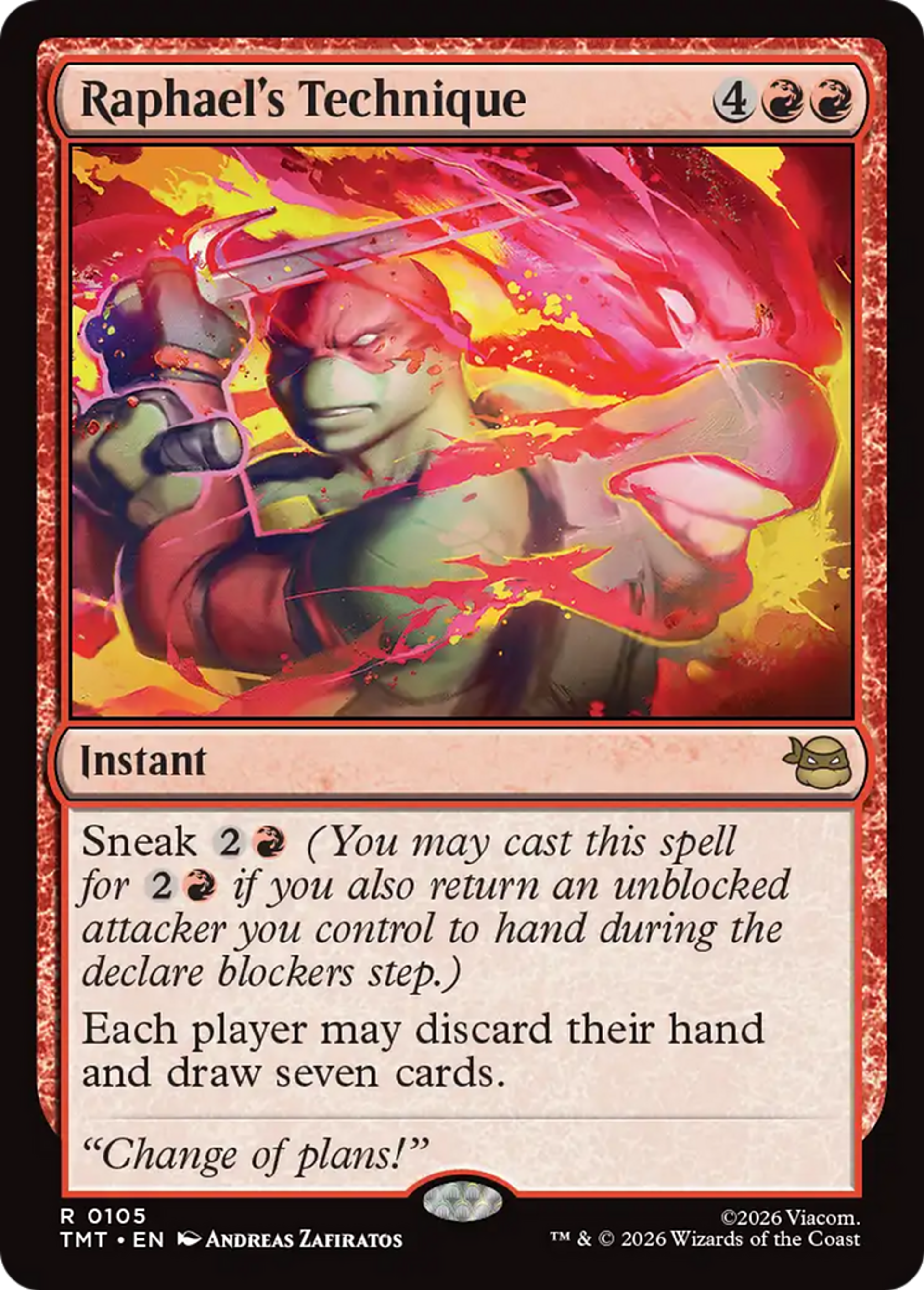Raphael's Technique — Teenage Mutant Ninja Turtles — Magic: The Gathering