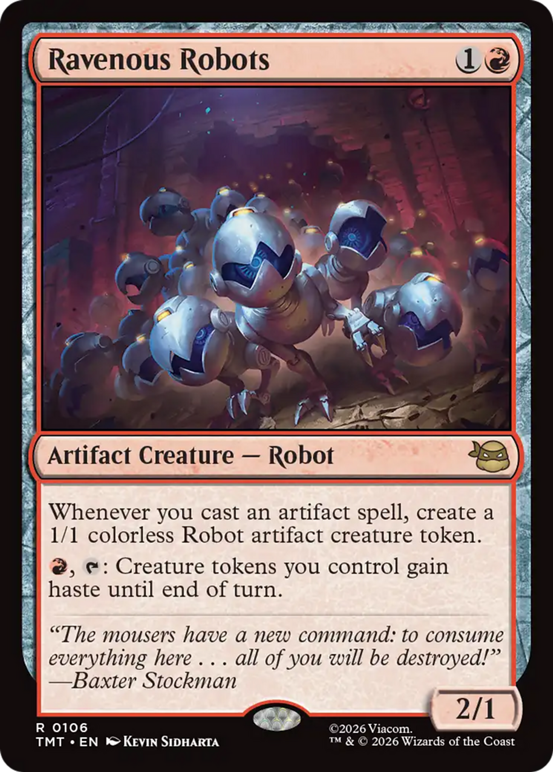 Robots voraces — Teenage Mutant Ninja Turtles — Magic: The Gathering