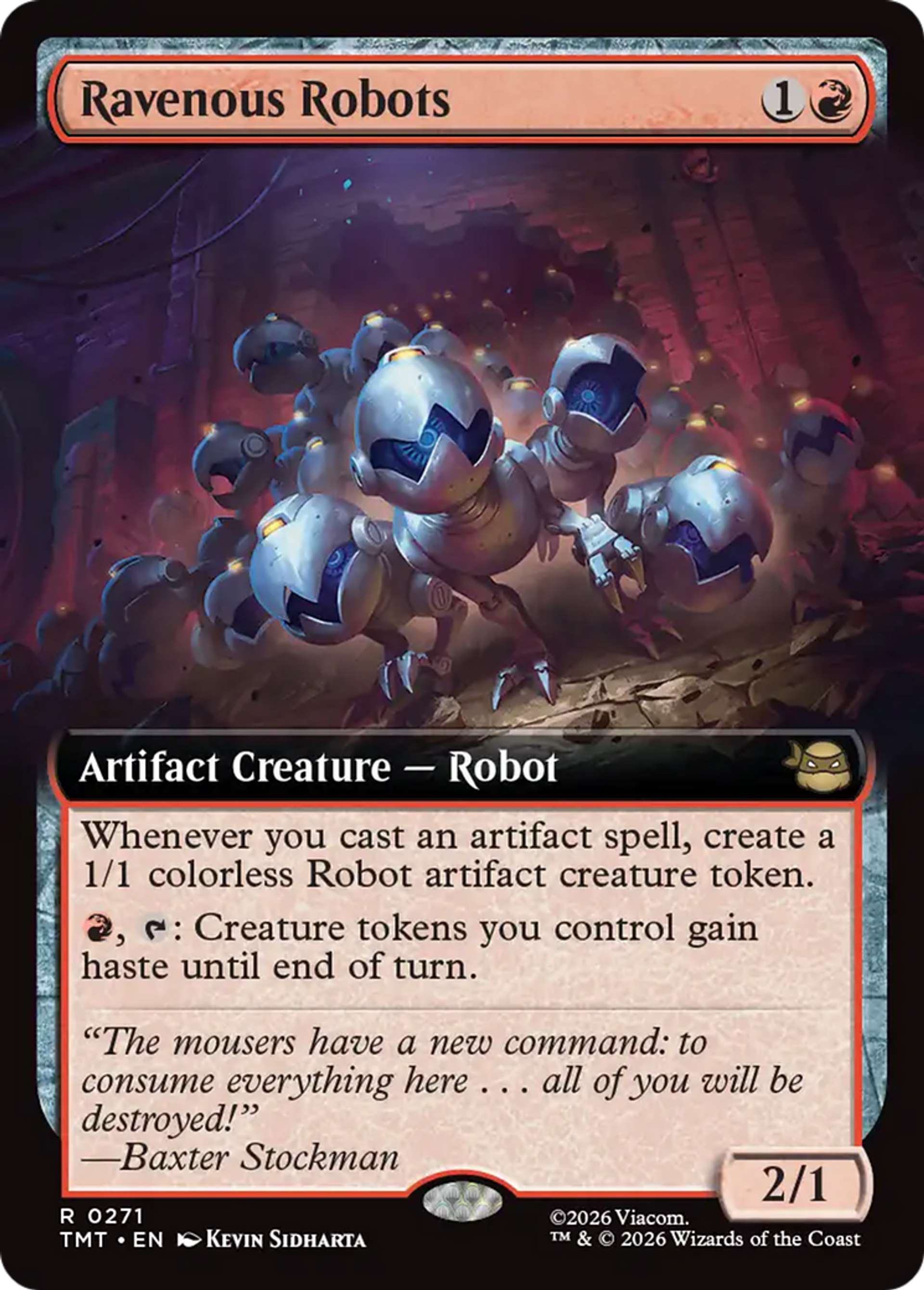 Robots voraces — Teenage Mutant Ninja Turtles — Magic: The Gathering
