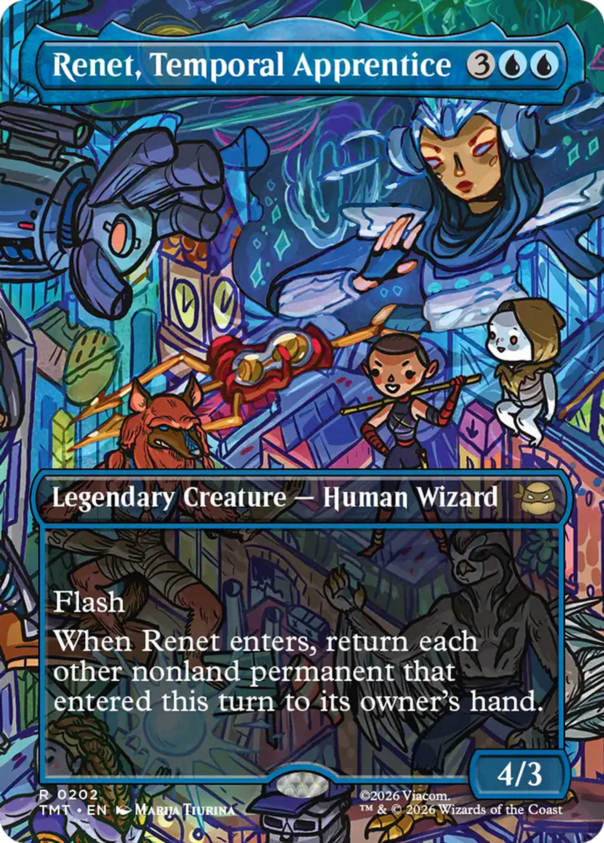 Renet, apprentie temporelle — Teenage Mutant Ninja Turtles — Magic: The Gathering