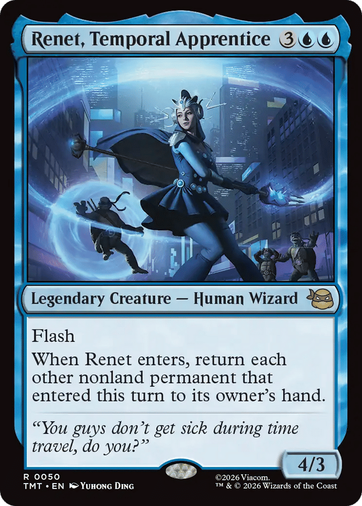 Renet, Temporal Apprentice — Teenage Mutant Ninja Turtles — Magic: The Gathering
