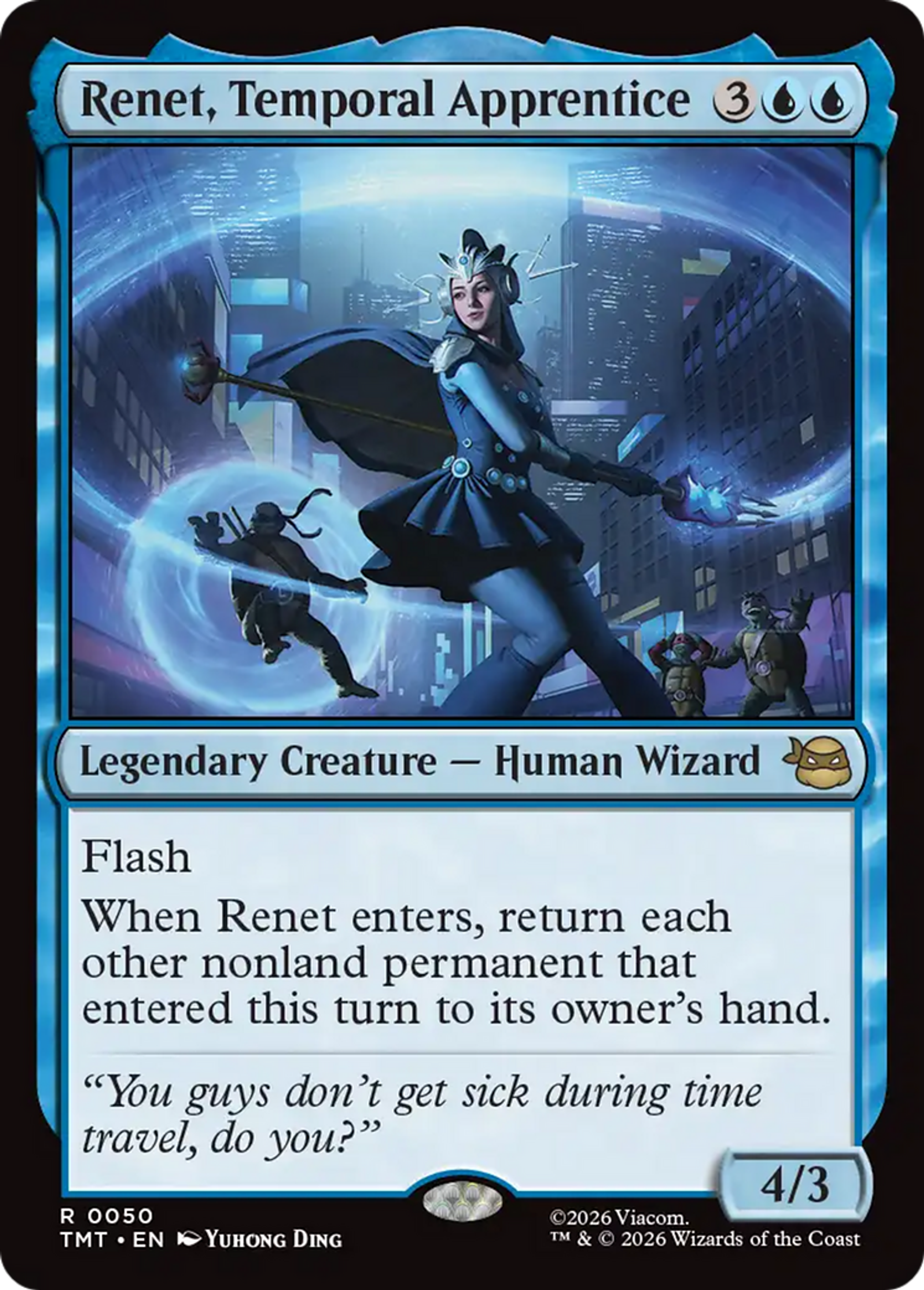 Renet, Temporal Apprentice — Teenage Mutant Ninja Turtles — Magic: The Gathering
