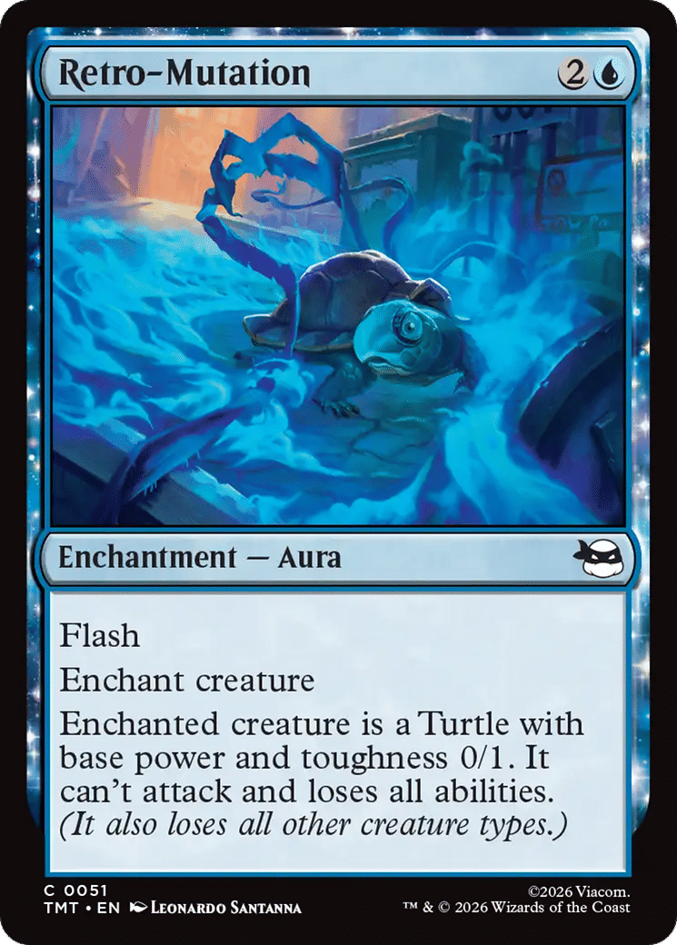 Retro-Mutation — Teenage Mutant Ninja Turtles — Magic: The Gathering