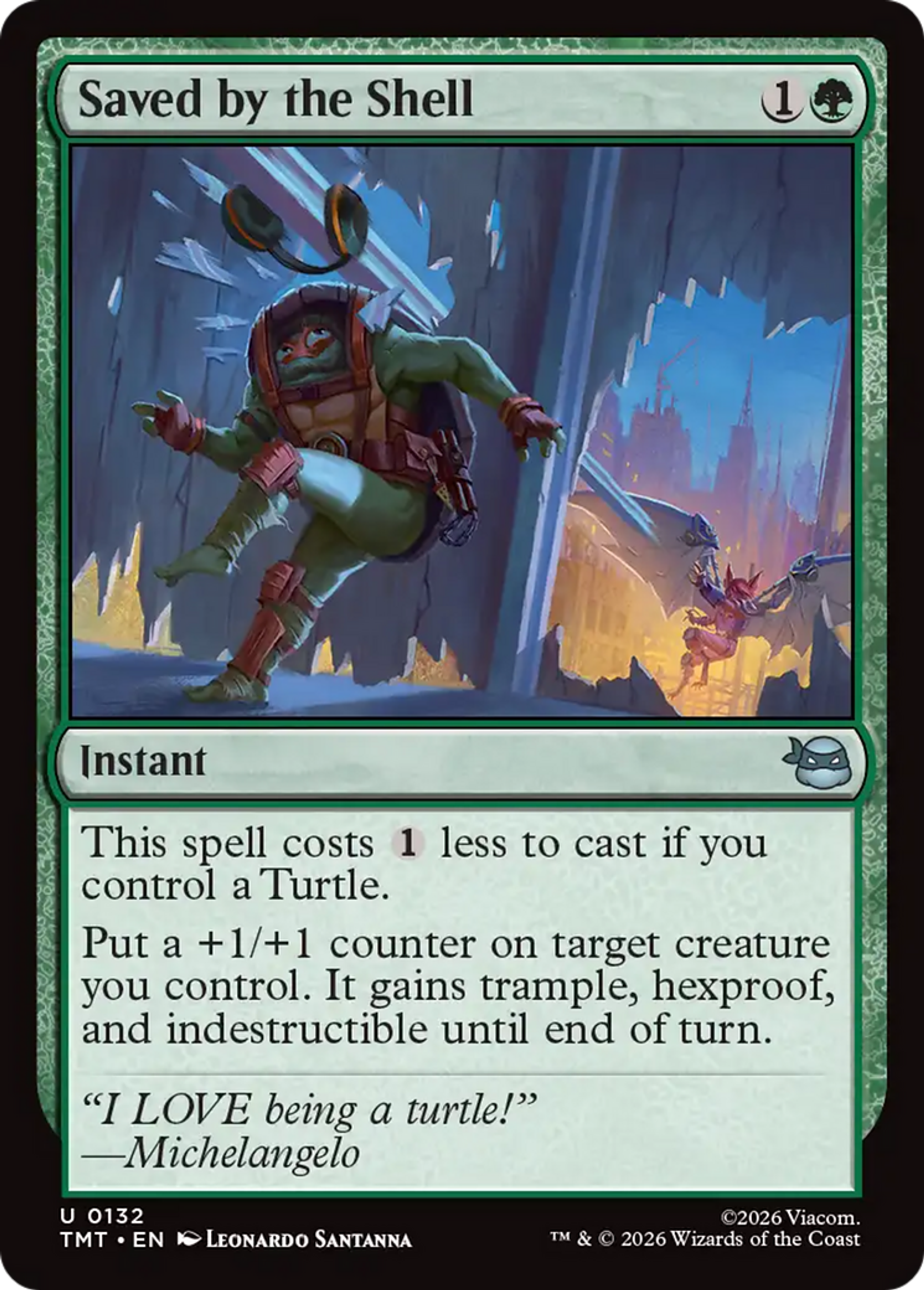 Saved by the Shell — Teenage Mutant Ninja Turtles — Magic: The Gathering