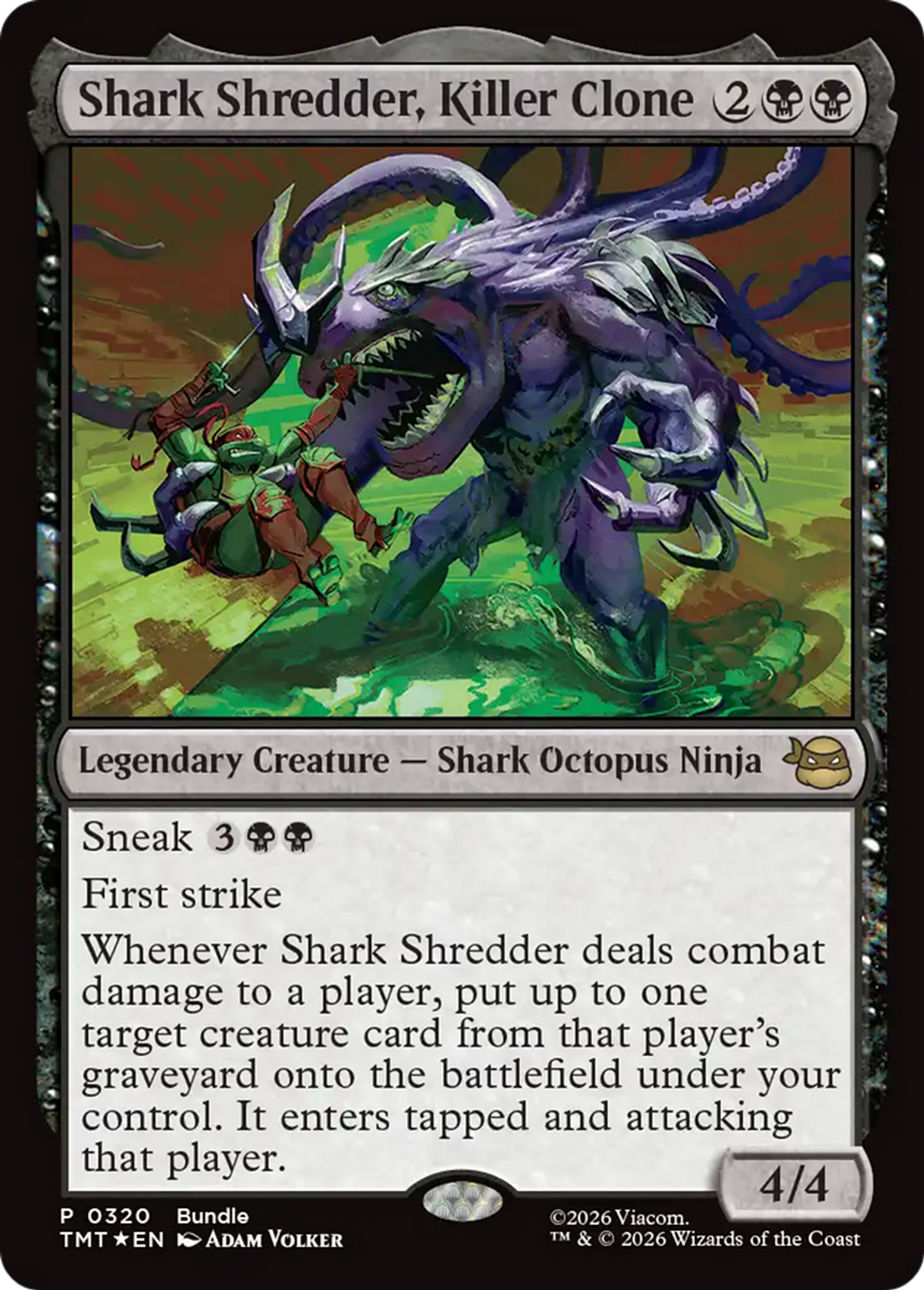 Requin Shredder, clone meurtrier — Teenage Mutant Ninja Turtles — Magic: The Gathering