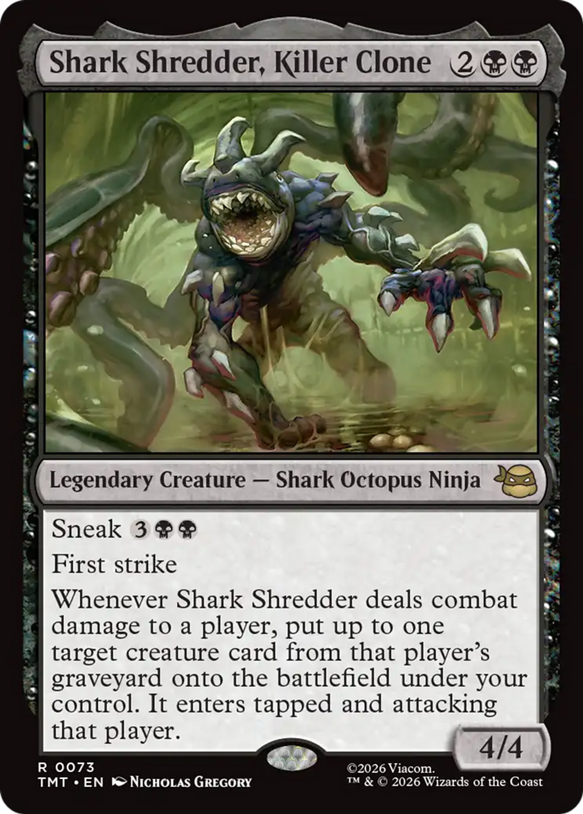Requin Shredder, clone meurtrier — Teenage Mutant Ninja Turtles — Magic: The Gathering