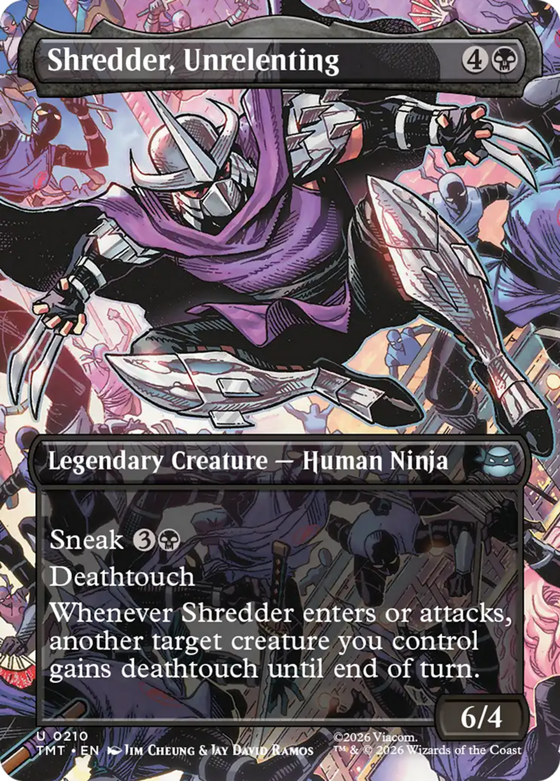 Shredder, implacable — Teenage Mutant Ninja Turtles — Magic: The Gathering