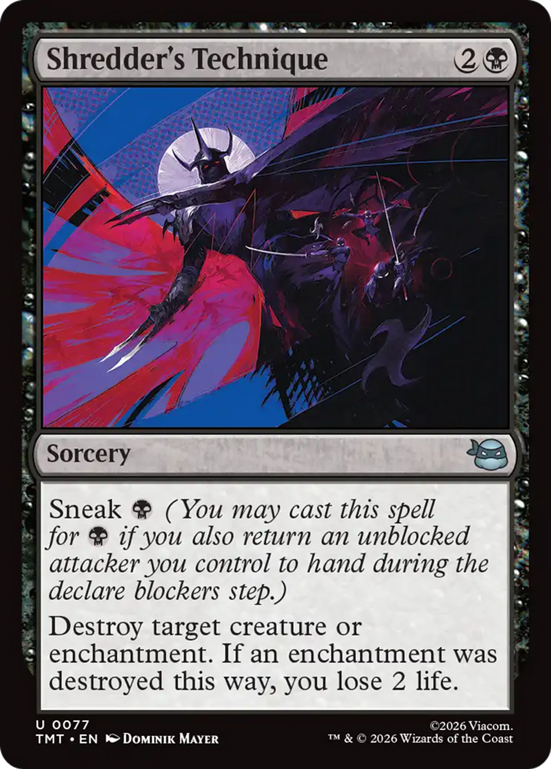 Shredder's Technique — Teenage Mutant Ninja Turtles — Magic: The Gathering
