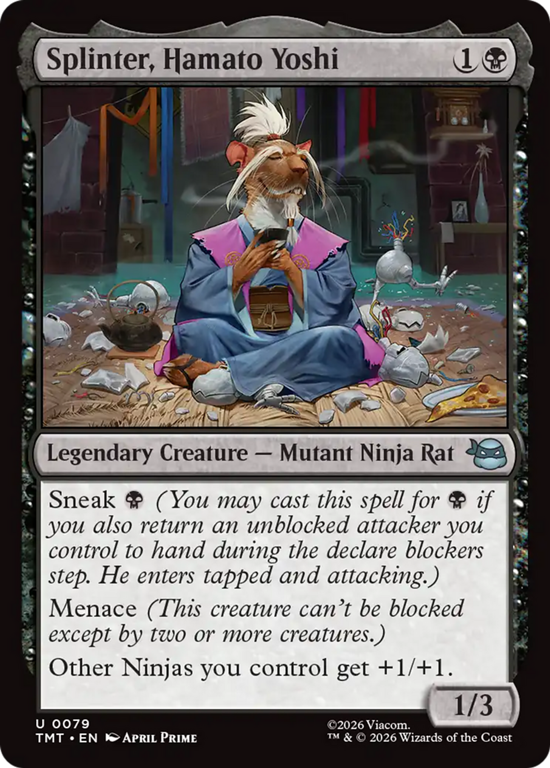 Splinter, Hamato Yoshi — Teenage Mutant Ninja Turtles — Magic: The Gathering
