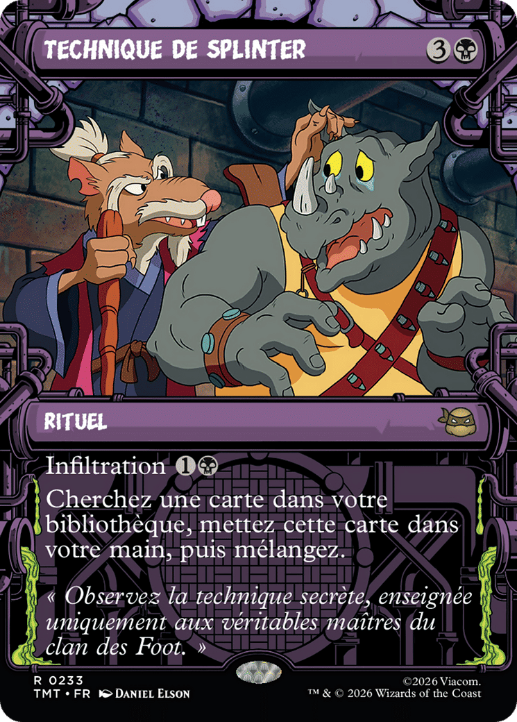 Technique de Splinter — Teenage Mutant Ninja Turtles — Magic: The Gathering