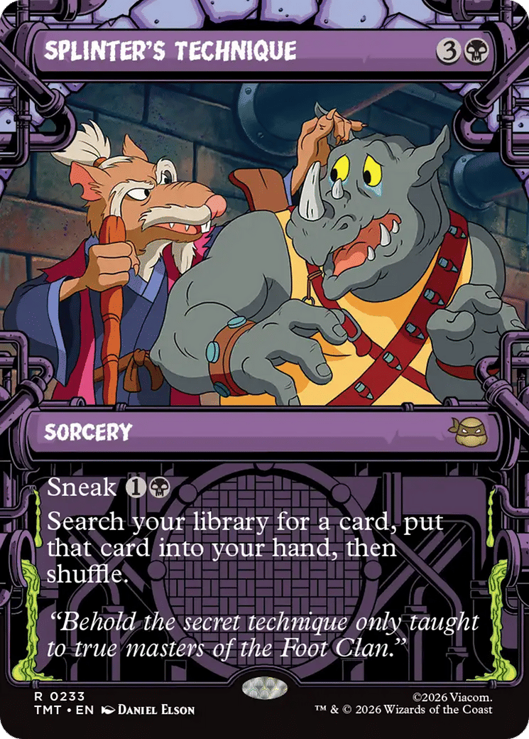 Splinter's Technique — Teenage Mutant Ninja Turtles — Magic: The Gathering