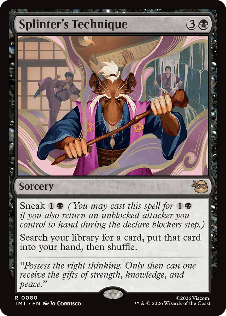 Splinter's Technique — Teenage Mutant Ninja Turtles — Magic: The Gathering