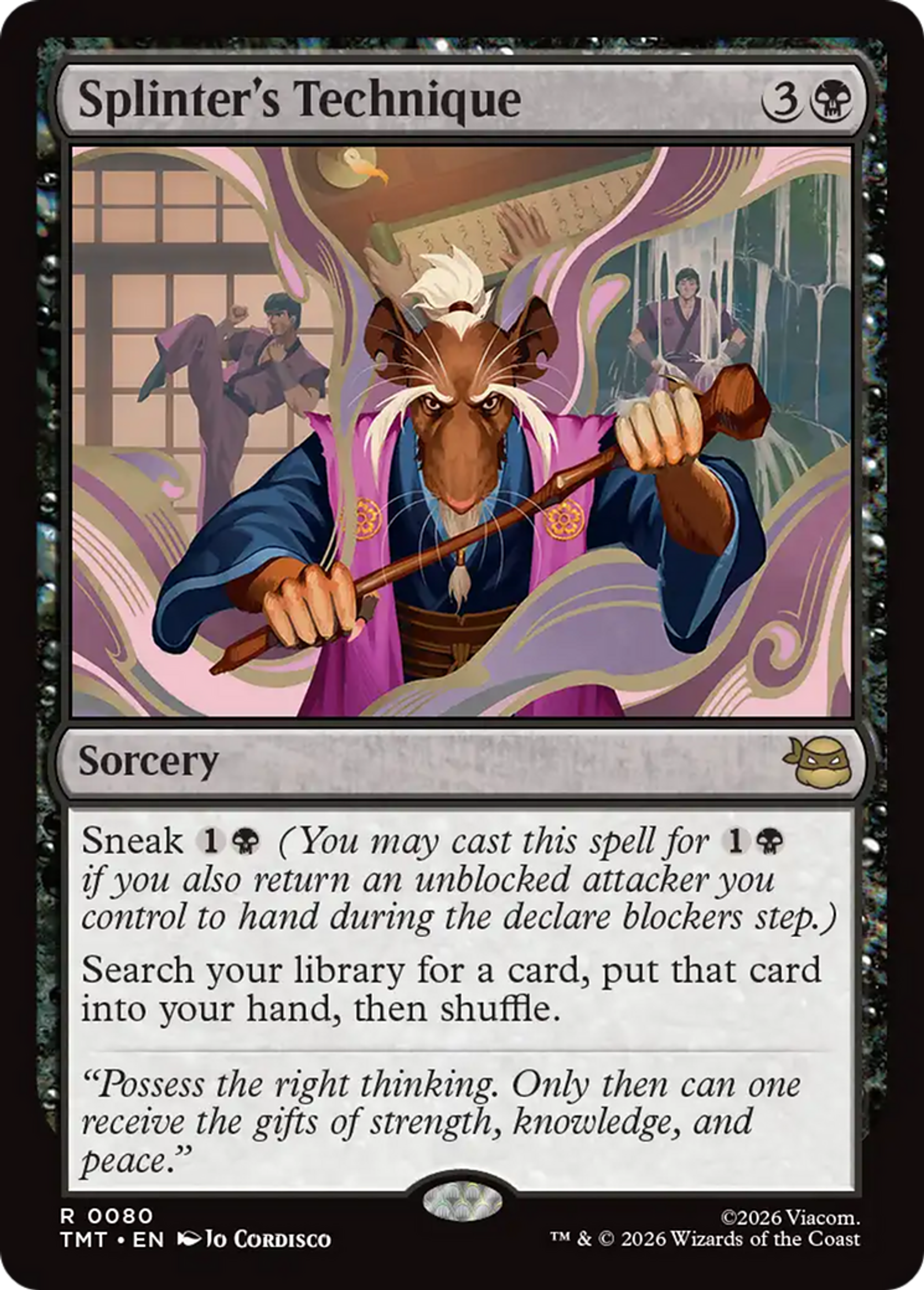 Technique de Splinter — Teenage Mutant Ninja Turtles — Magic: The Gathering