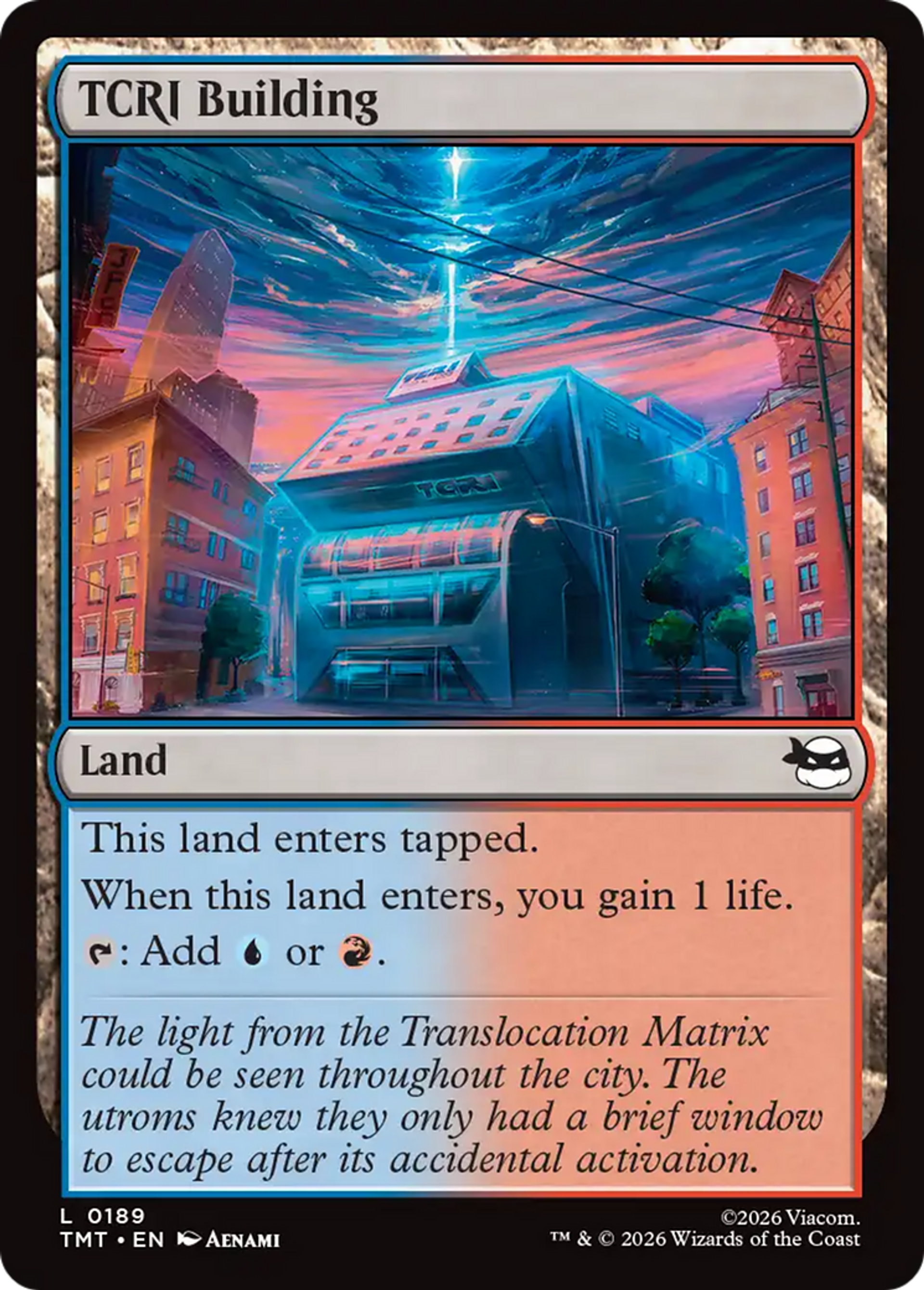 TCRI Building — Teenage Mutant Ninja Turtles — Magic: The Gathering