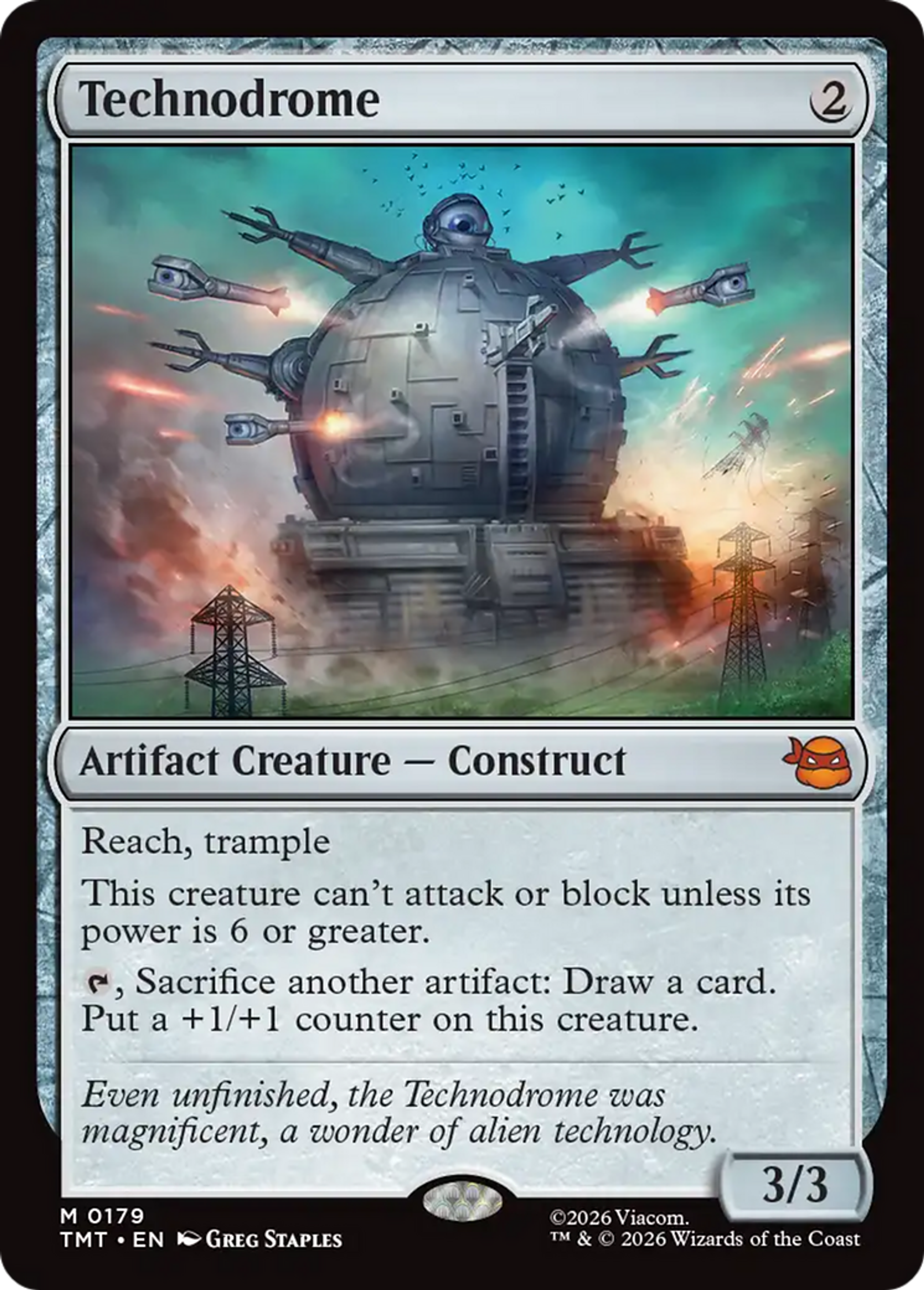 Technodrome — Teenage Mutant Ninja Turtles — Magic: The Gathering