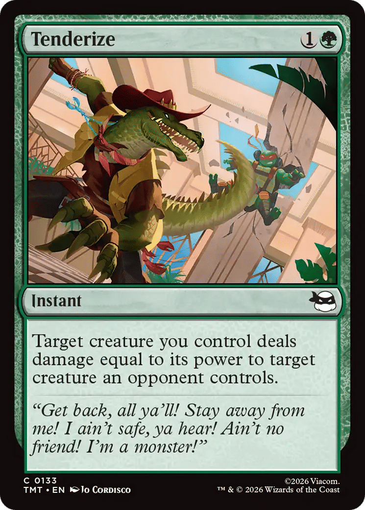 Tenderize — Teenage Mutant Ninja Turtles — Magic: The Gathering