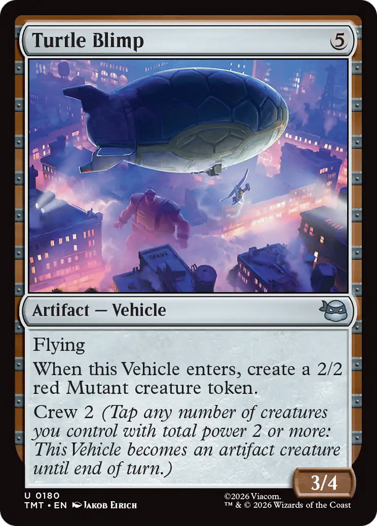 Turtle Blimp — Teenage Mutant Ninja Turtles — Magic: The Gathering