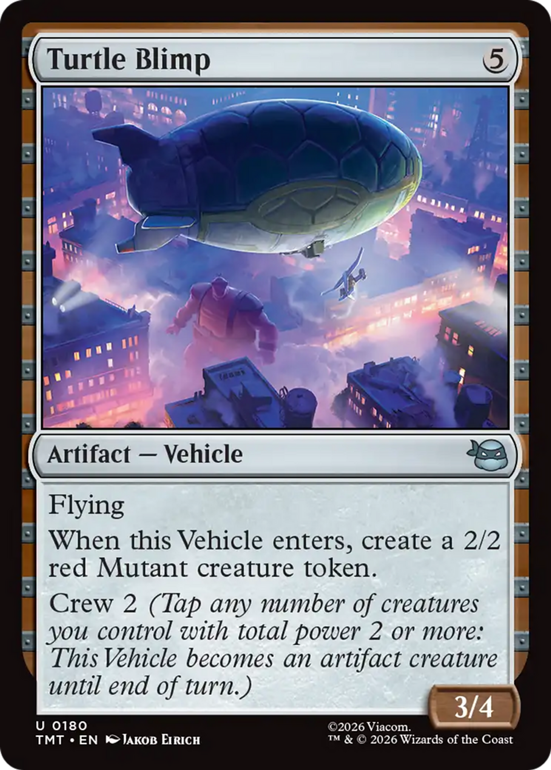 Dirigeable des tortues — Teenage Mutant Ninja Turtles — Magic: The Gathering