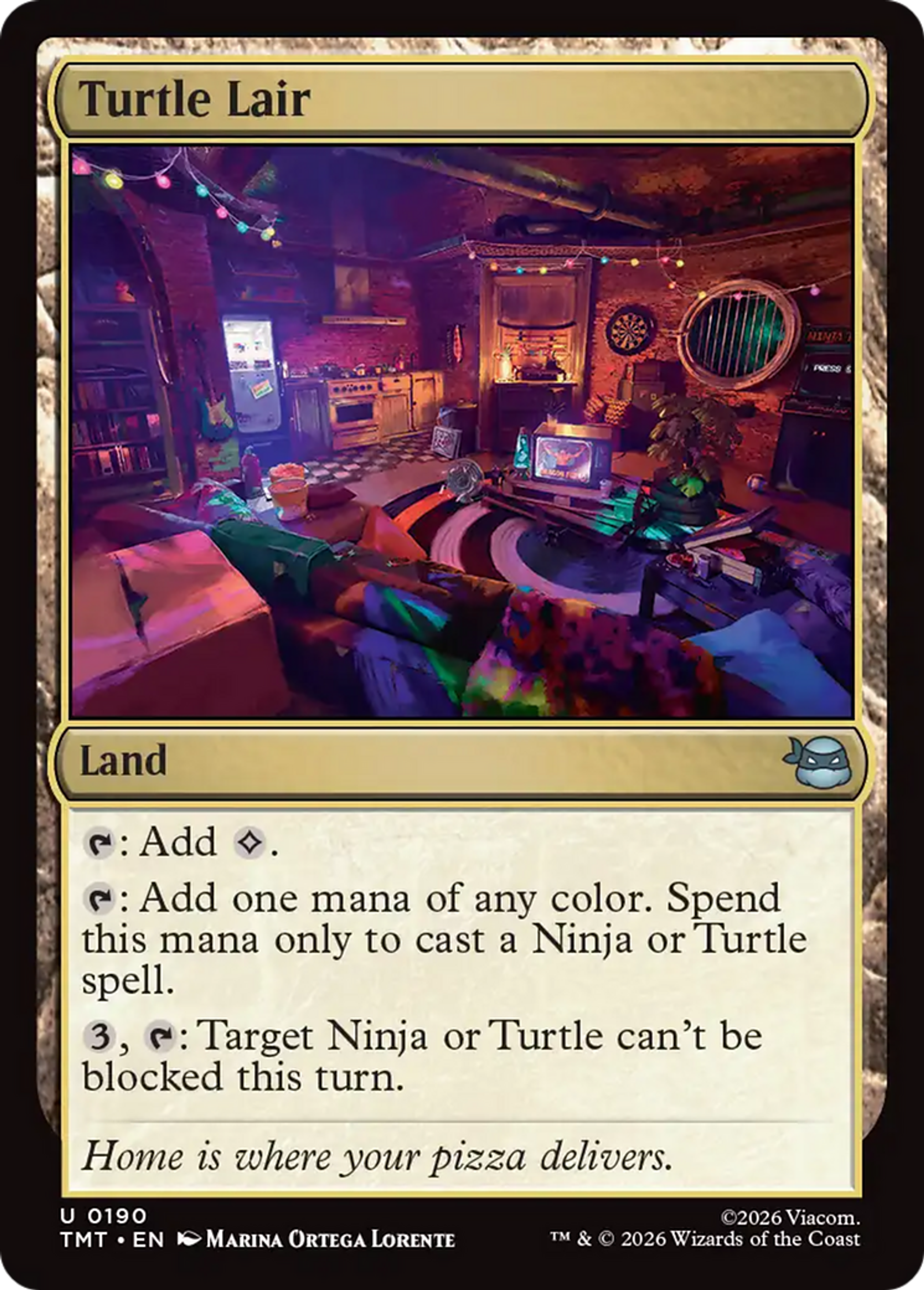 Turtle Lair — Teenage Mutant Ninja Turtles — Magic: The Gathering