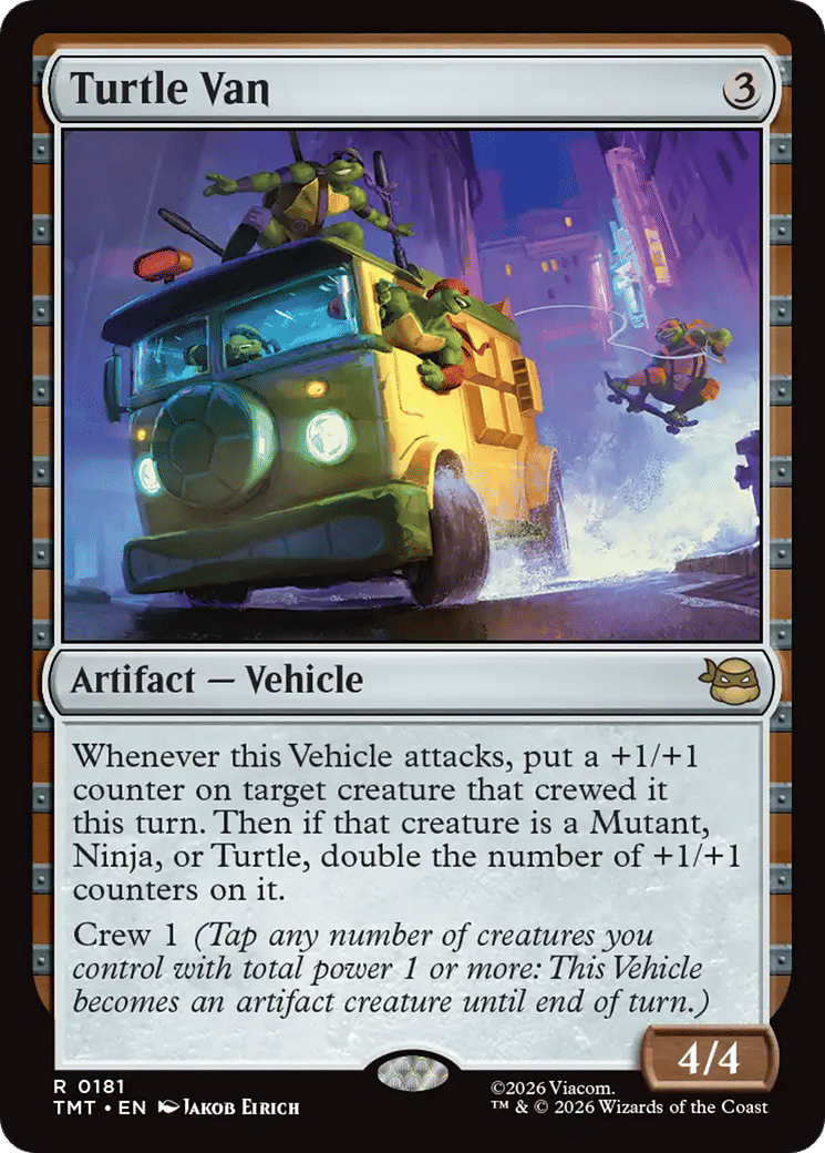 Turtle Van — Teenage Mutant Ninja Turtles — Magic: The Gathering