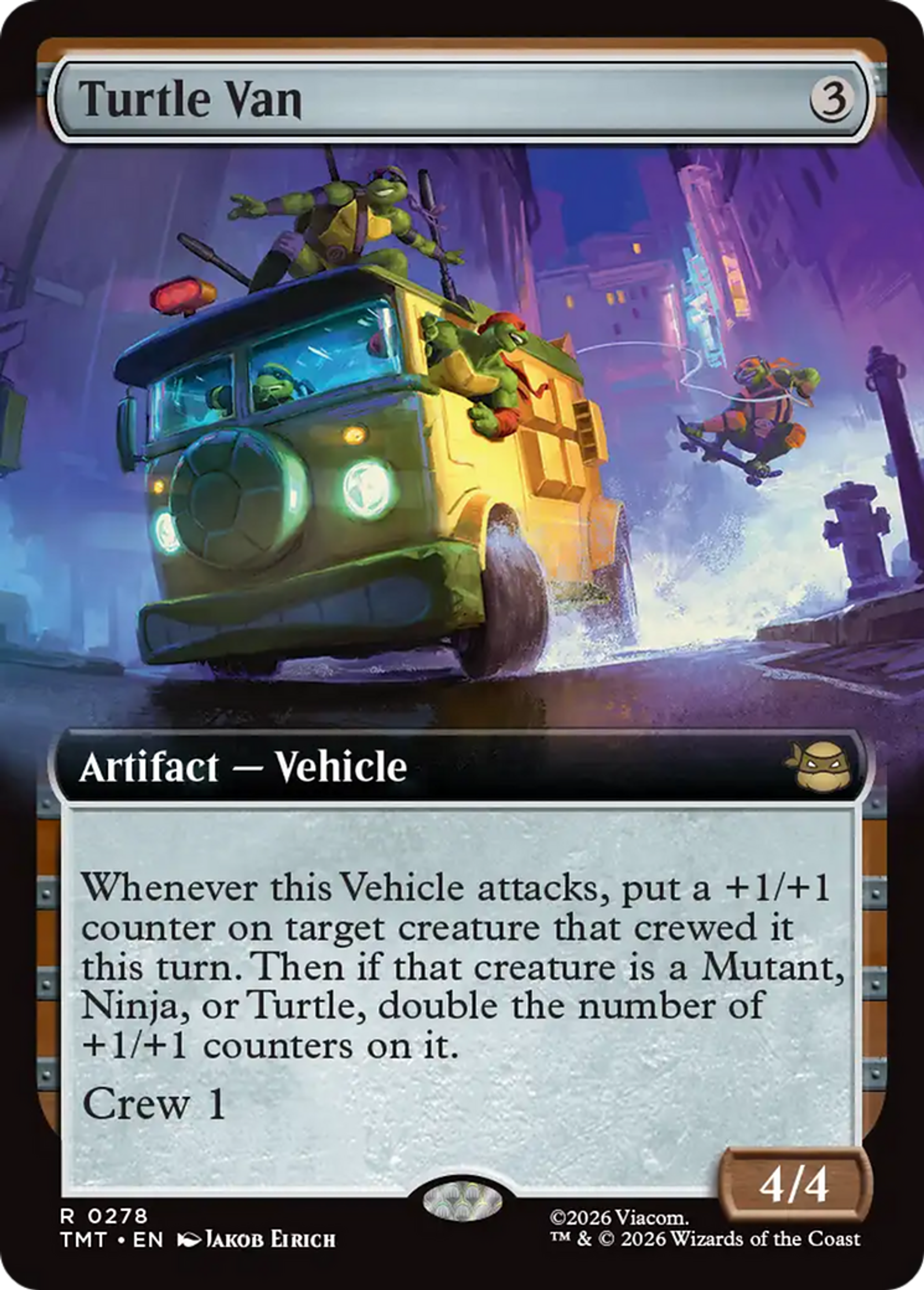 Camion des tortues — Teenage Mutant Ninja Turtles — Magic: The Gathering