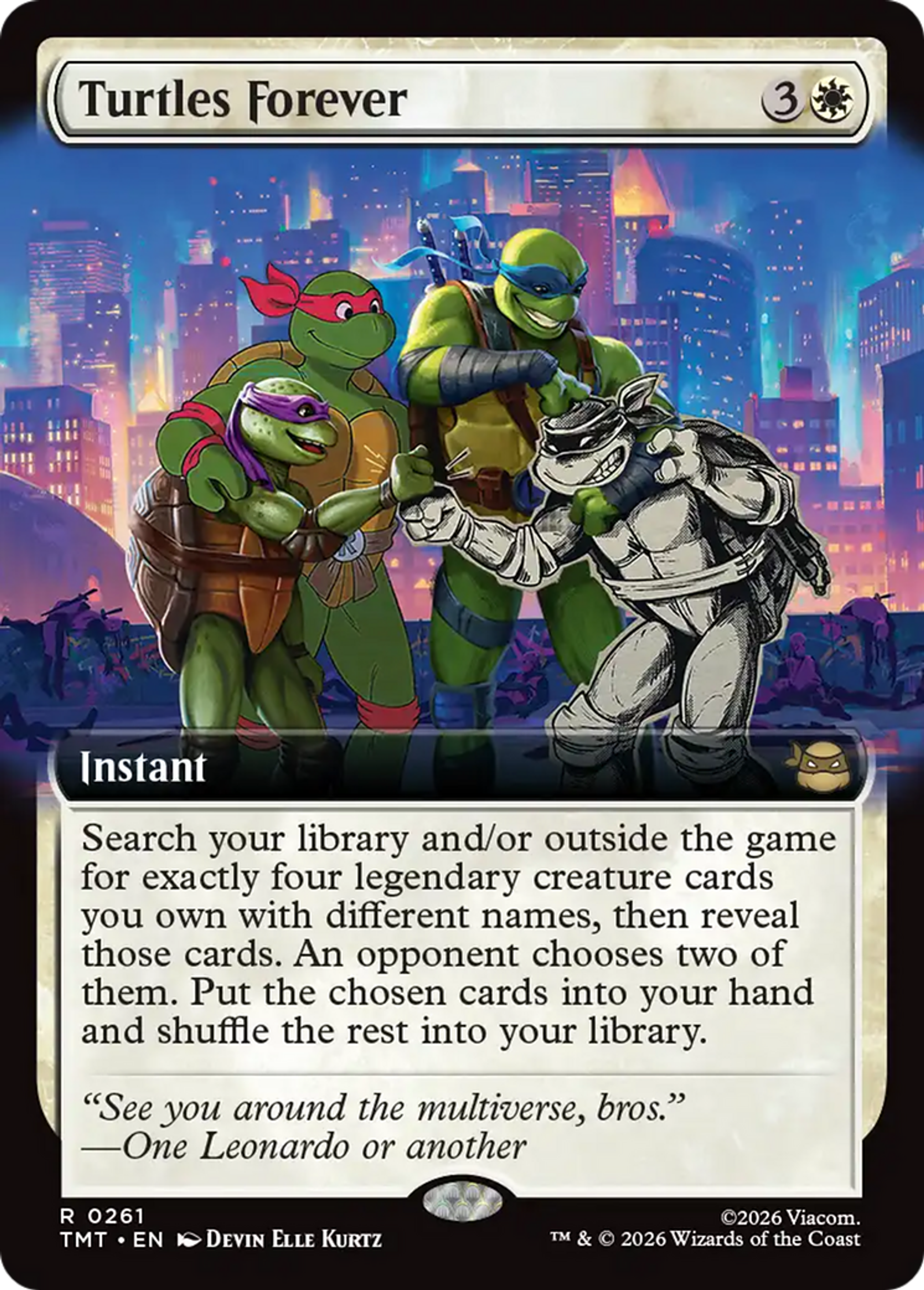 Tortues pour la vie — Teenage Mutant Ninja Turtles — Magic: The Gathering