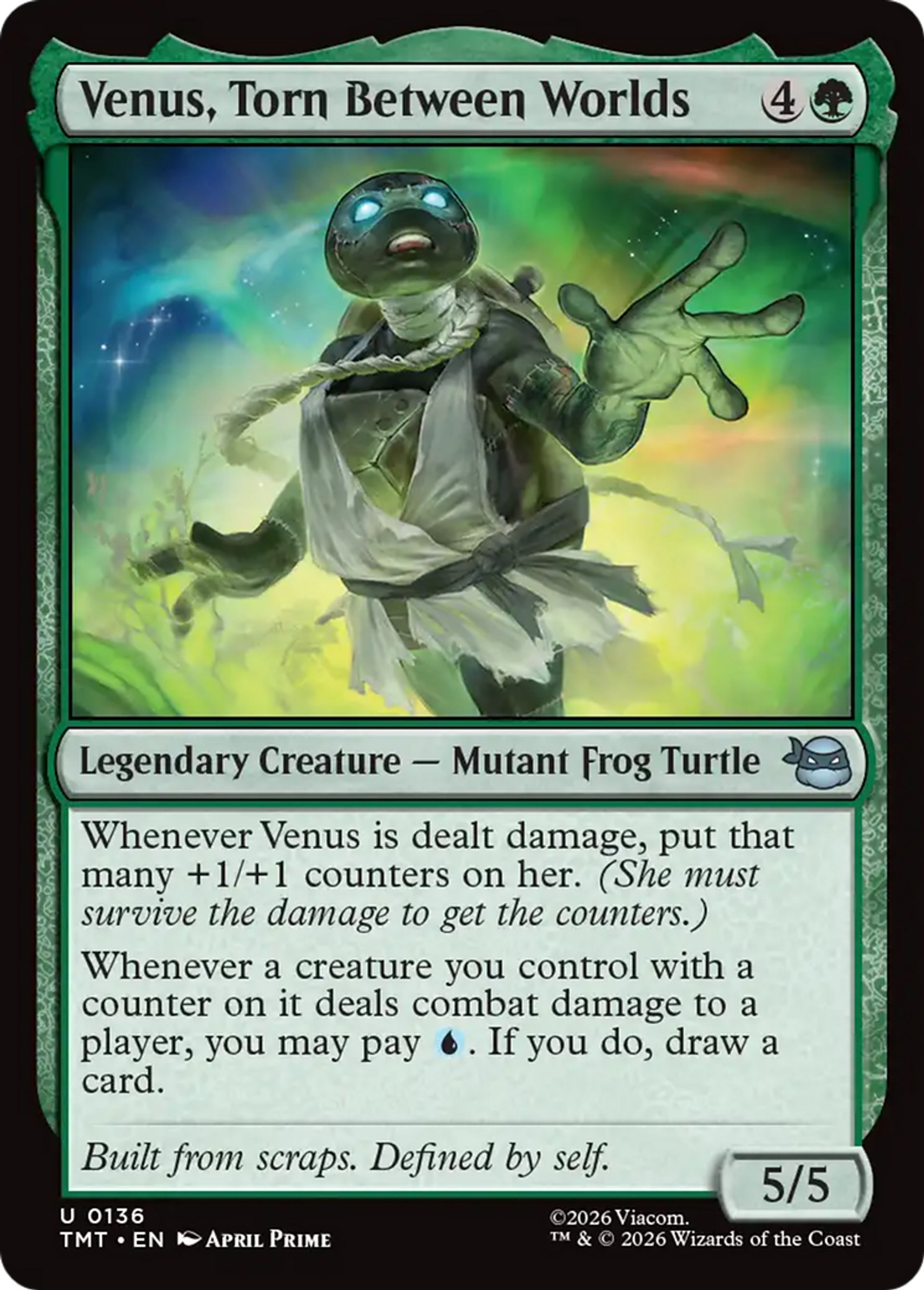 Venus, Torn Between Worlds — Teenage Mutant Ninja Turtles — Magic: The Gathering