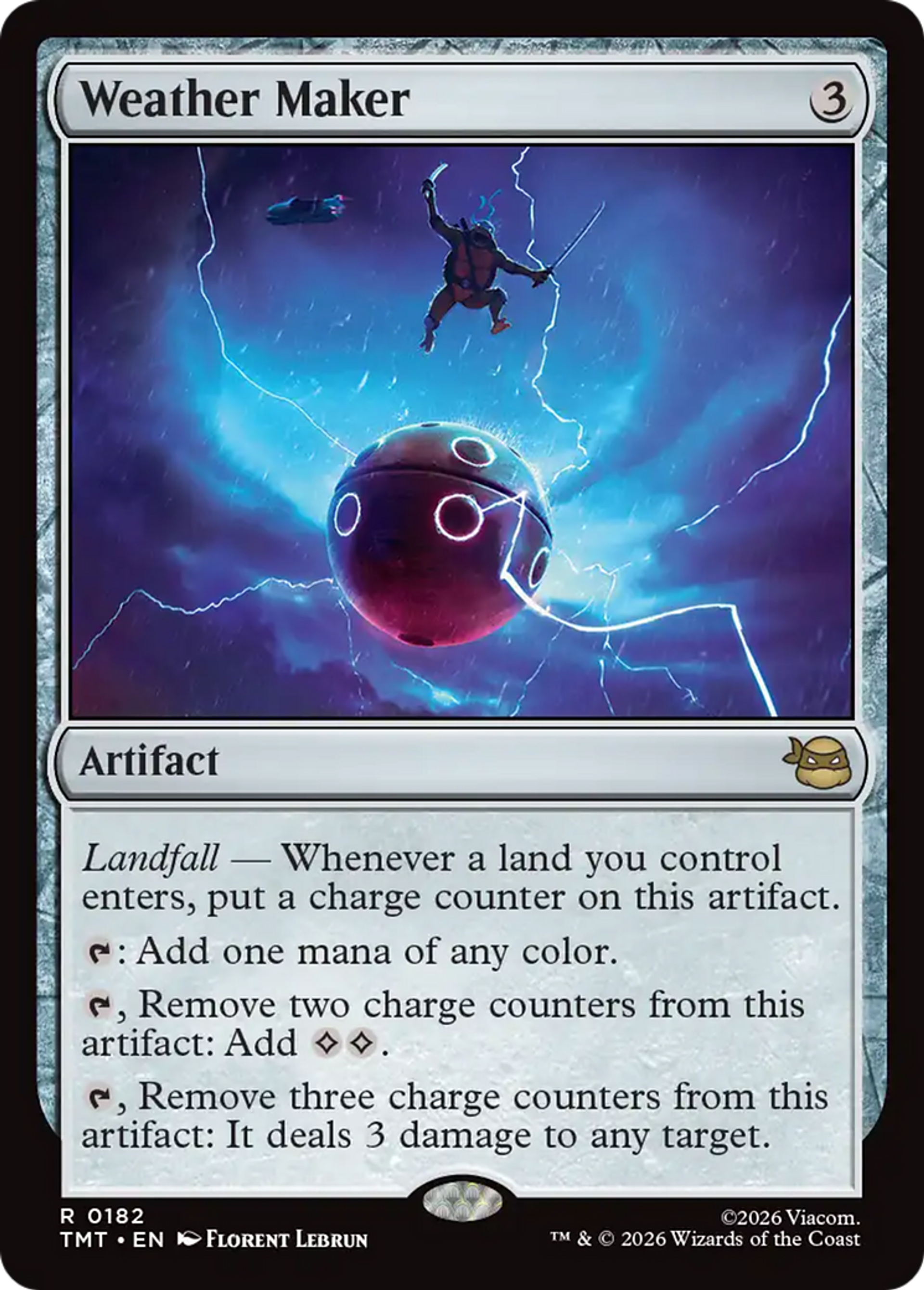 Faiseur de météo — Teenage Mutant Ninja Turtles — Magic: The Gathering