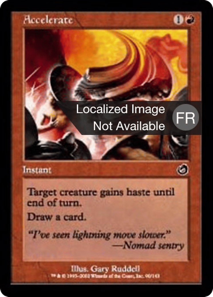 Accélération — Torment — Magic: The Gathering