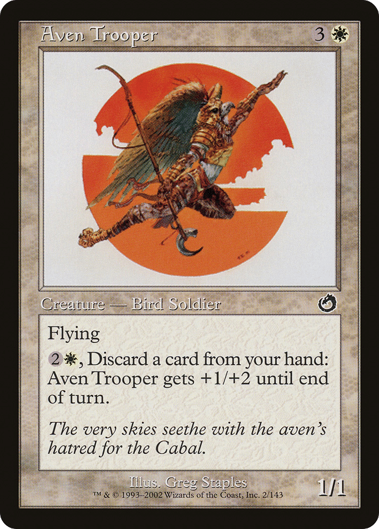 Aven Trooper — Torment — Magic: The Gathering