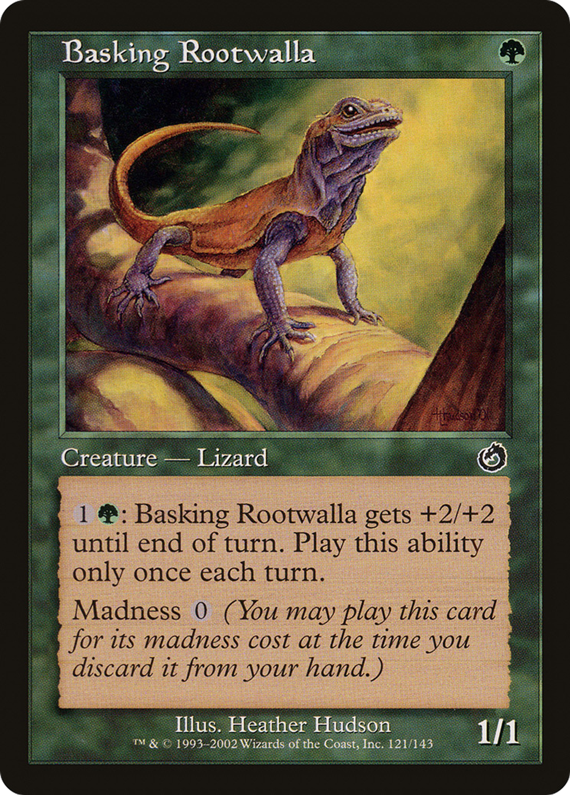 Basking Rootwalla — Torment — Magic: The Gathering