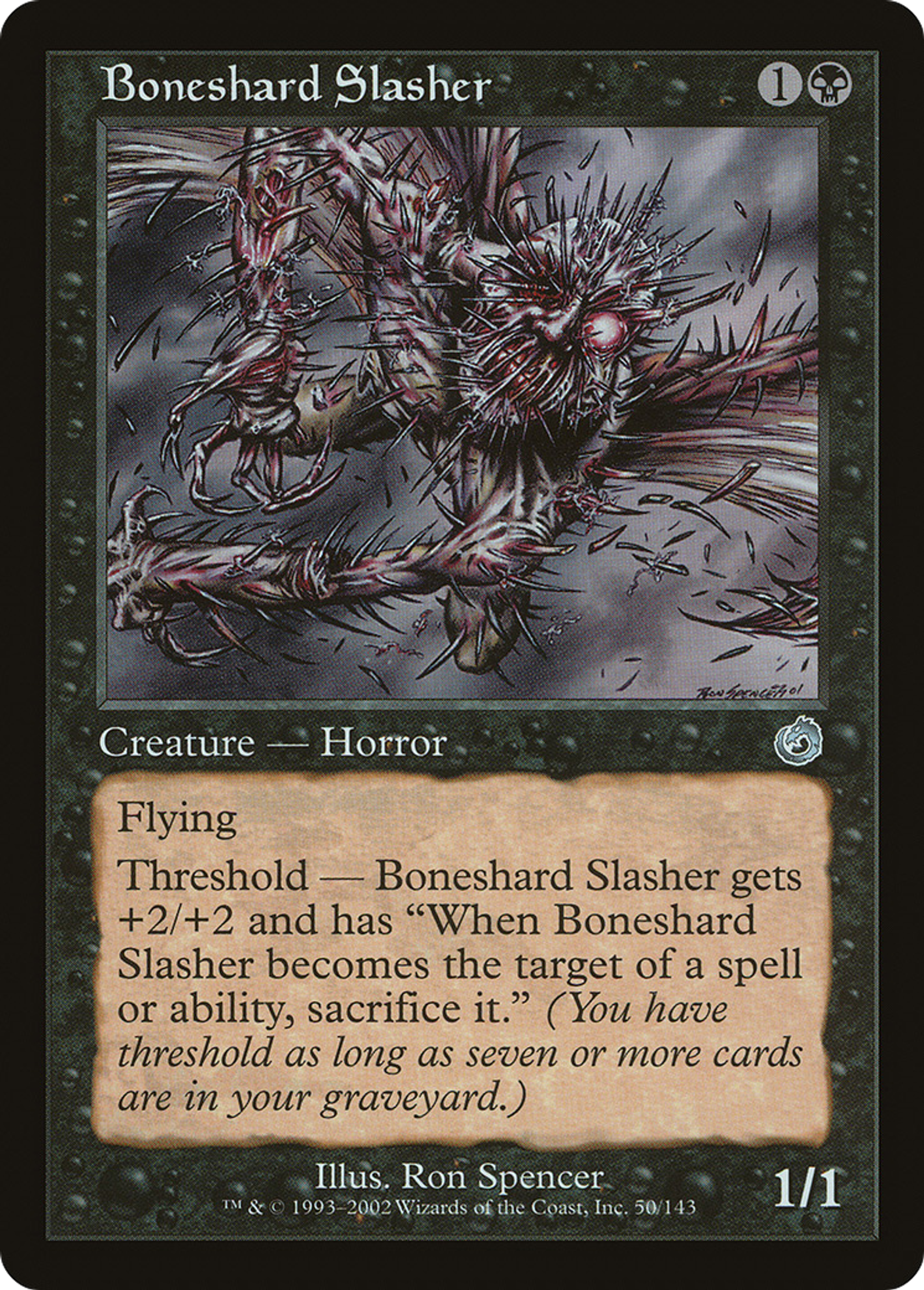 Boneshard Slasher — Torment — Magic: The Gathering