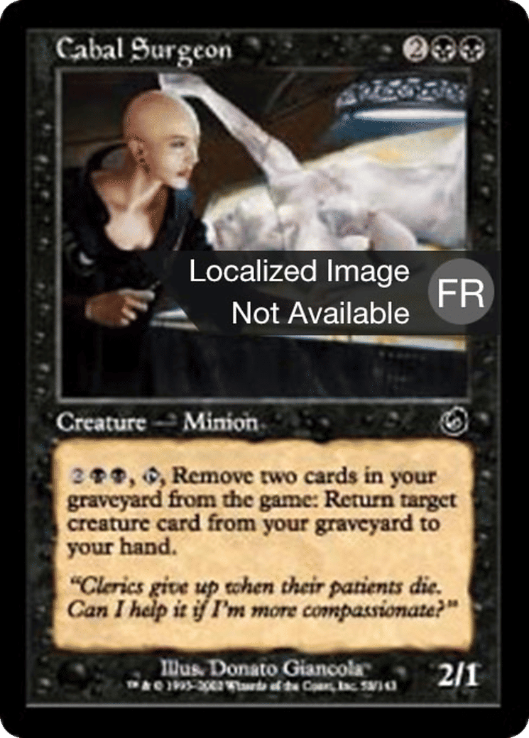 Chirurgienne de la Coterie — Torment — Magic: The Gathering