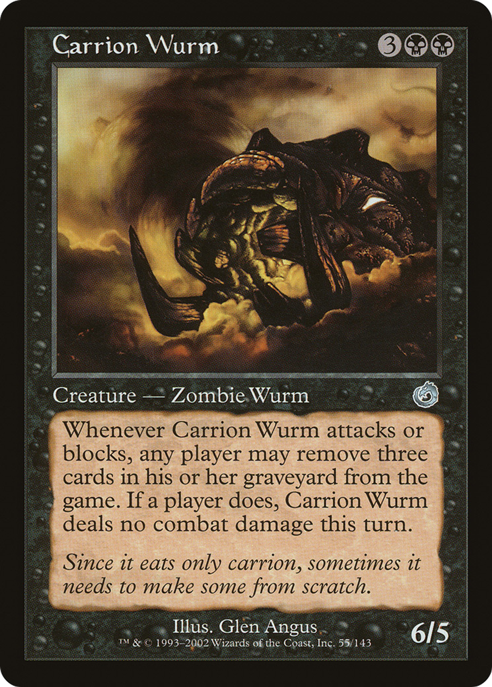 Carrion Wurm — Torment — Magic: The Gathering