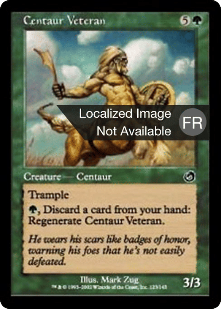 Vétéran centaure — Torment — Magic: The Gathering