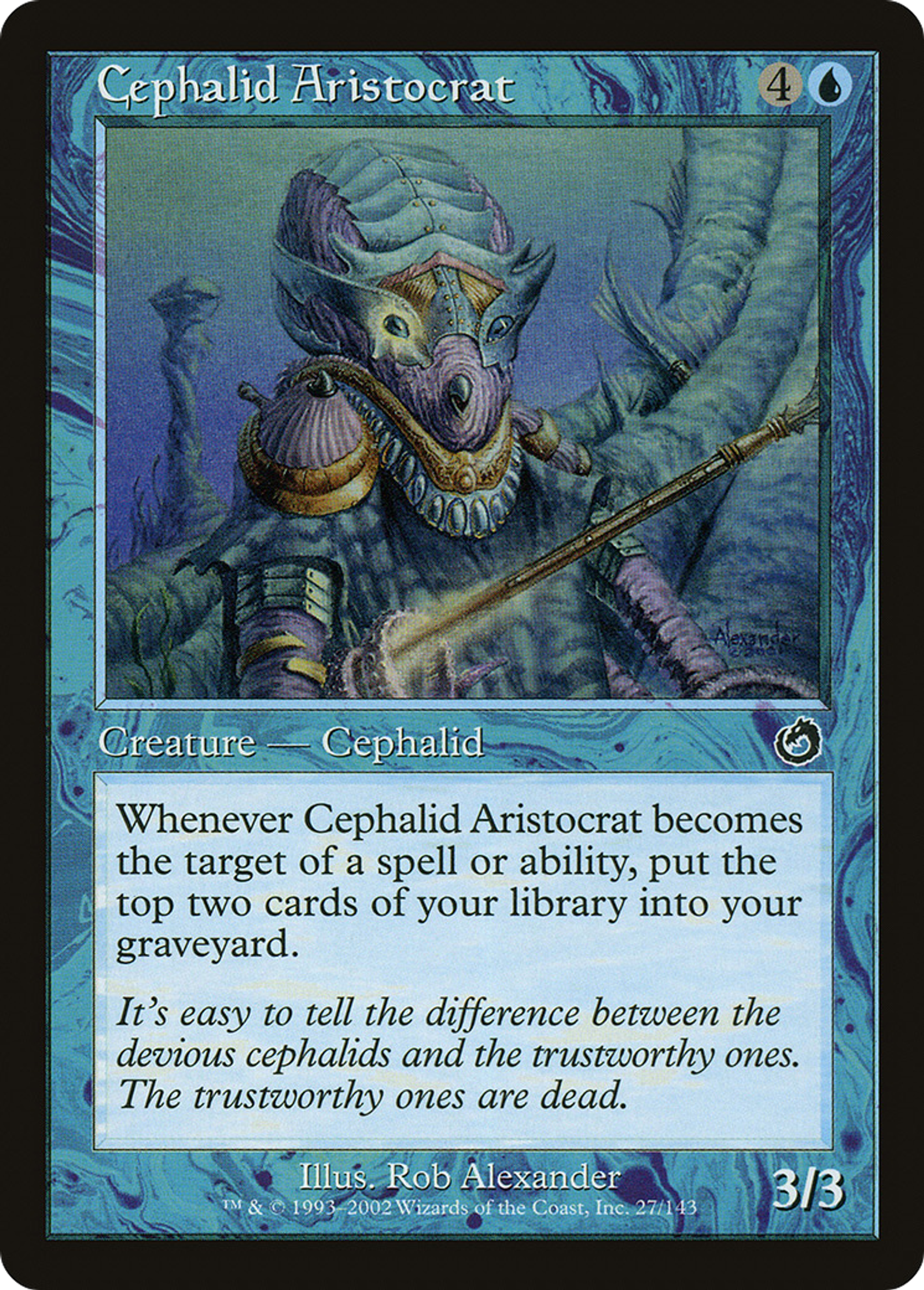 Cephalid Aristocrat — Torment — Magic: The Gathering