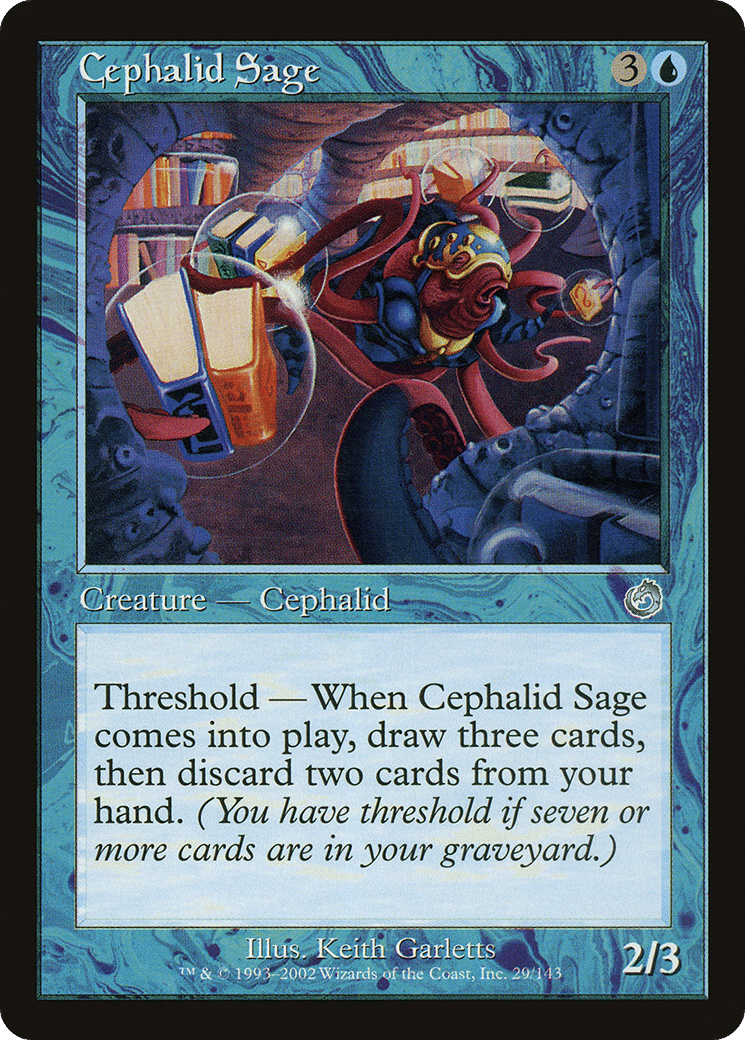 Cephalid Sage — Torment — Magic: The Gathering
