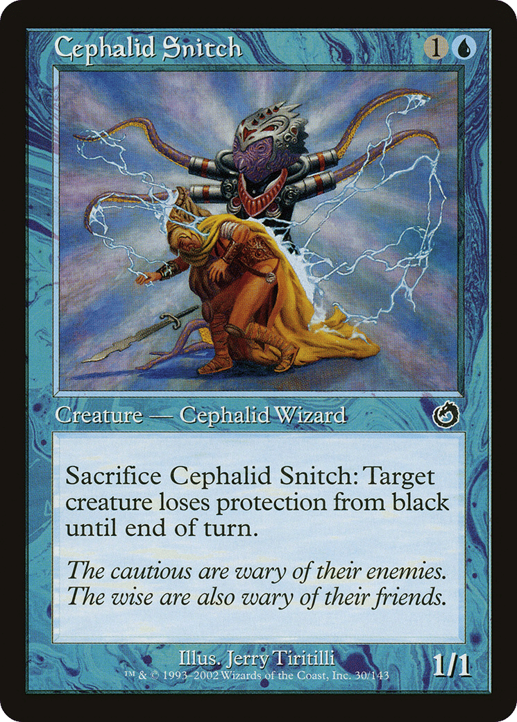 Cephalid Snitch — Torment — Magic: The Gathering