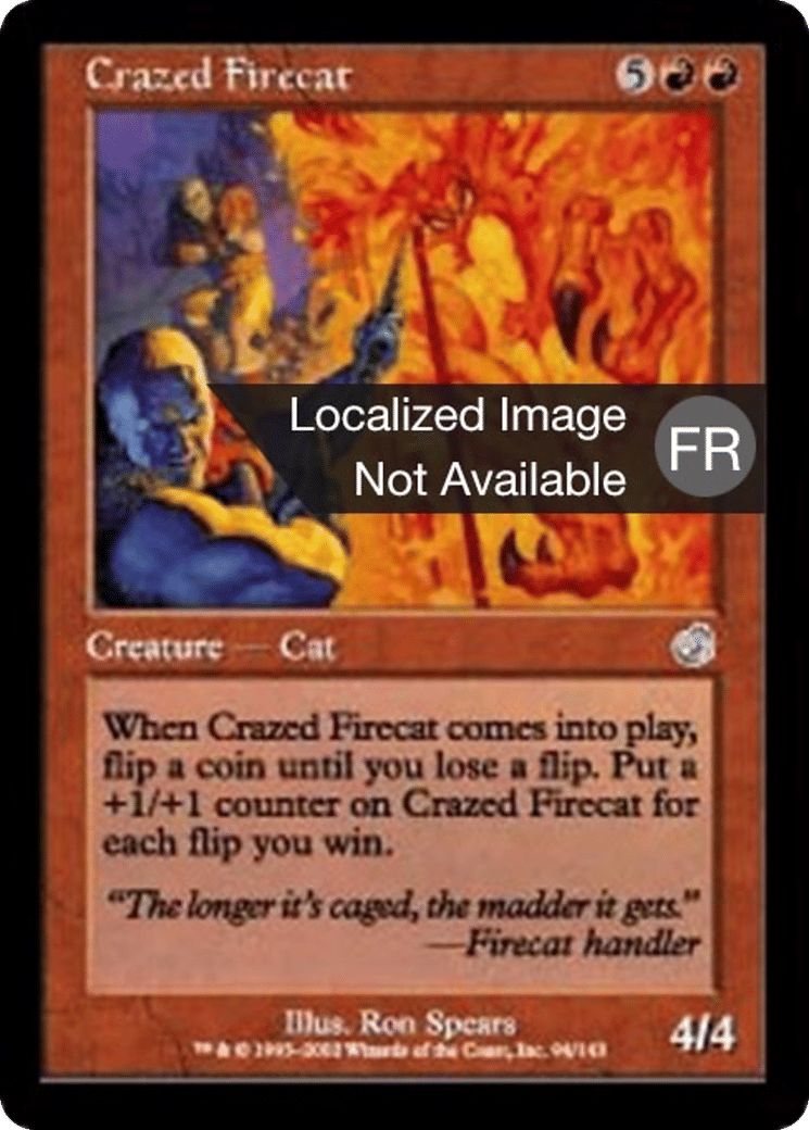 Chatfeu affolé — Torment — Magic: The Gathering