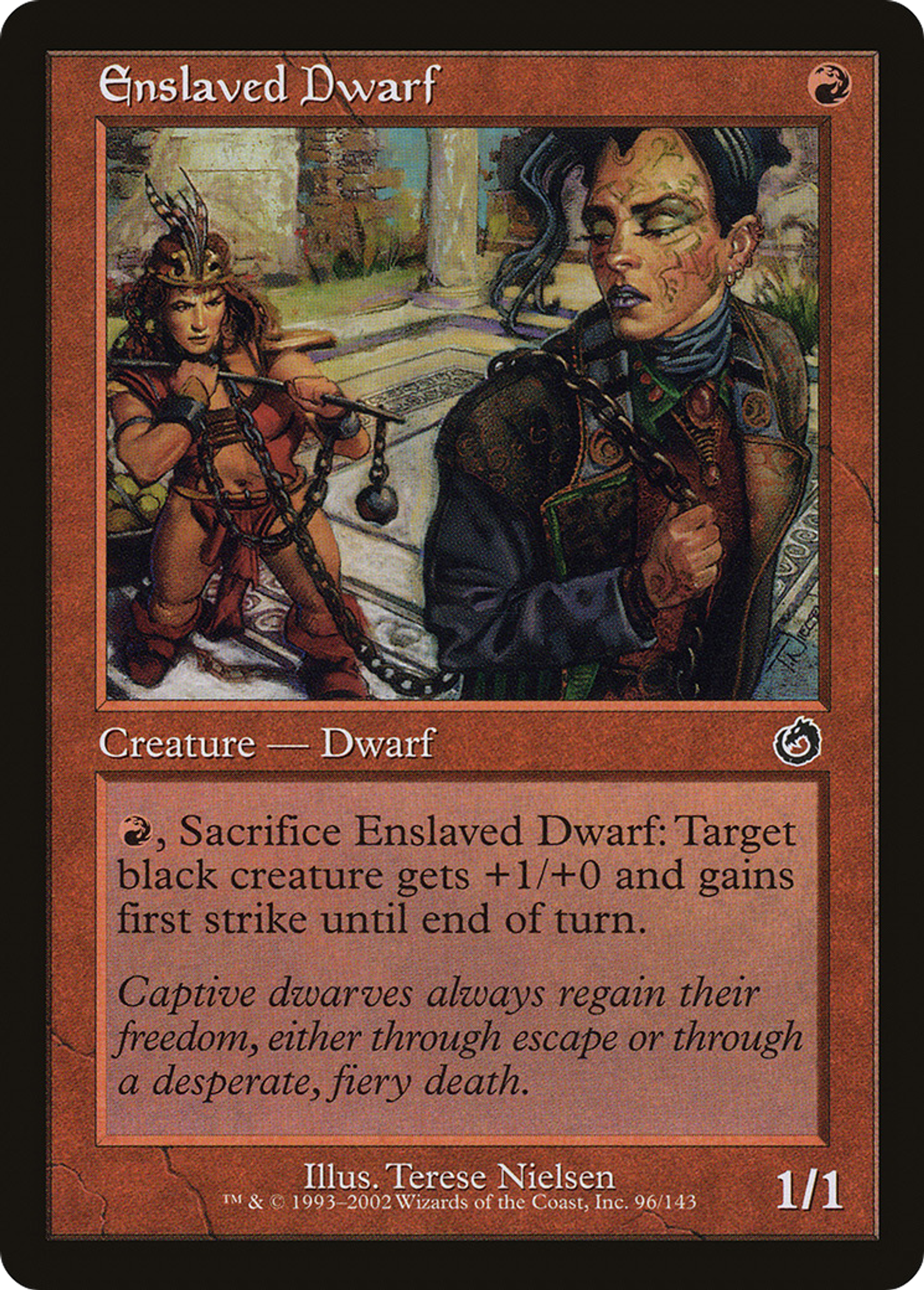 Enslaved Dwarf — Torment — Magic: The Gathering