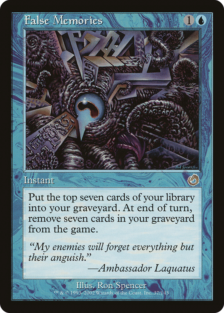 False Memories — Torment — Magic: The Gathering