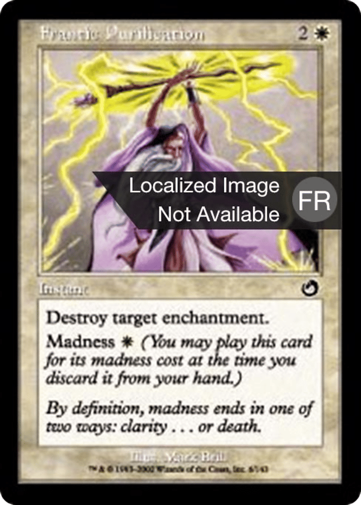 Purification effrénée — Torment — Magic: The Gathering